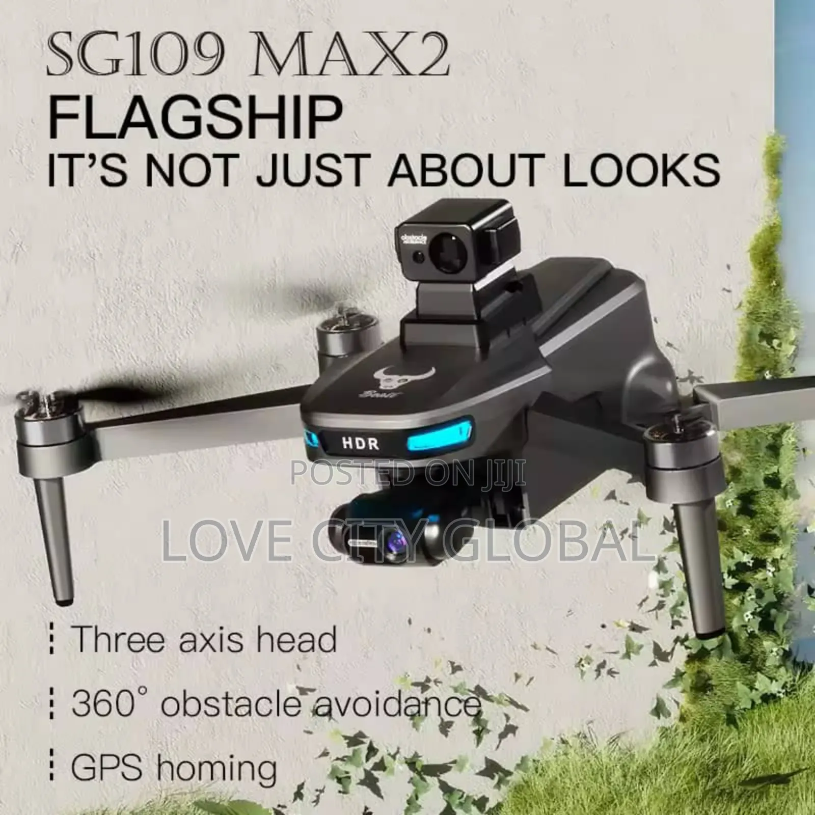 Sg109 Max 2 Wifi 5g GPS Drone Dual Lens With 2 Batteries