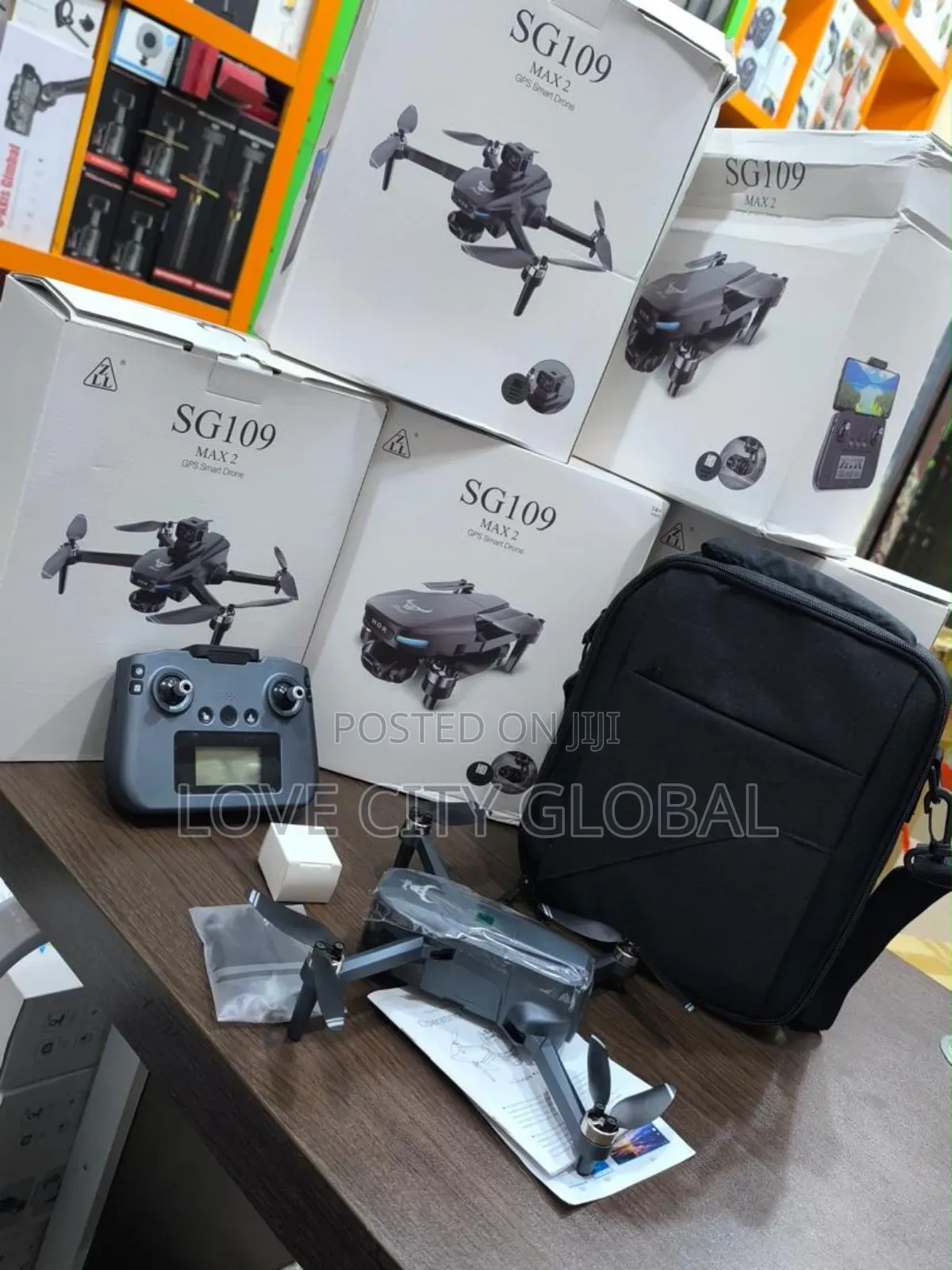 Sg109 Max 2 Wifi 5g GPS Drone Dual Lens With 2 Batteries