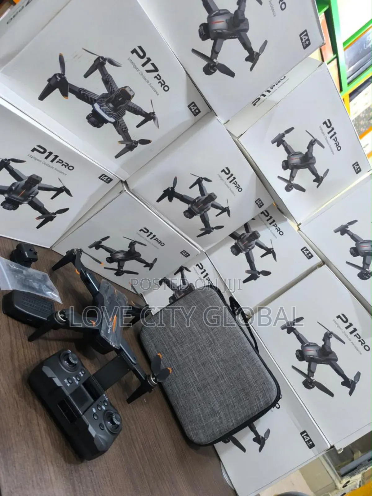 P11 Pro Hd Dual Camera Brushless Drone Extra Battery