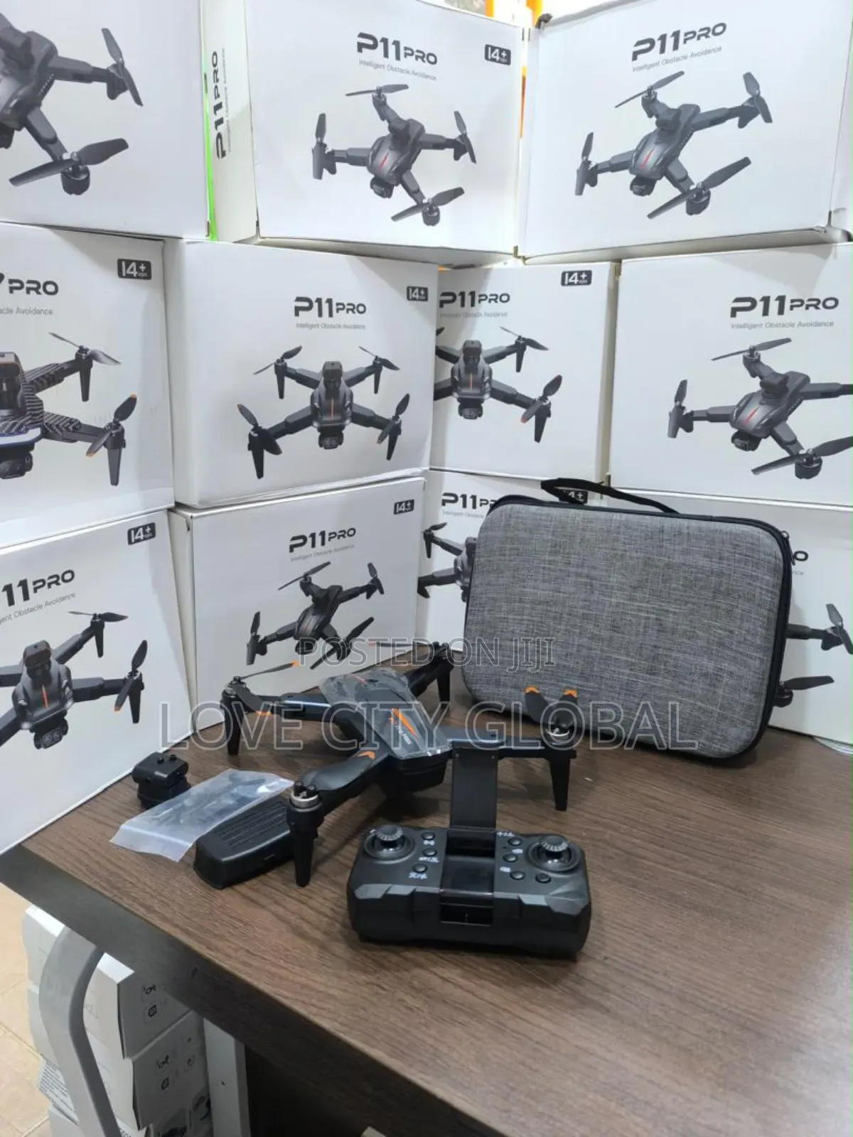 P11 Pro Hd Dual Camera Brushless Drone Extra Battery
