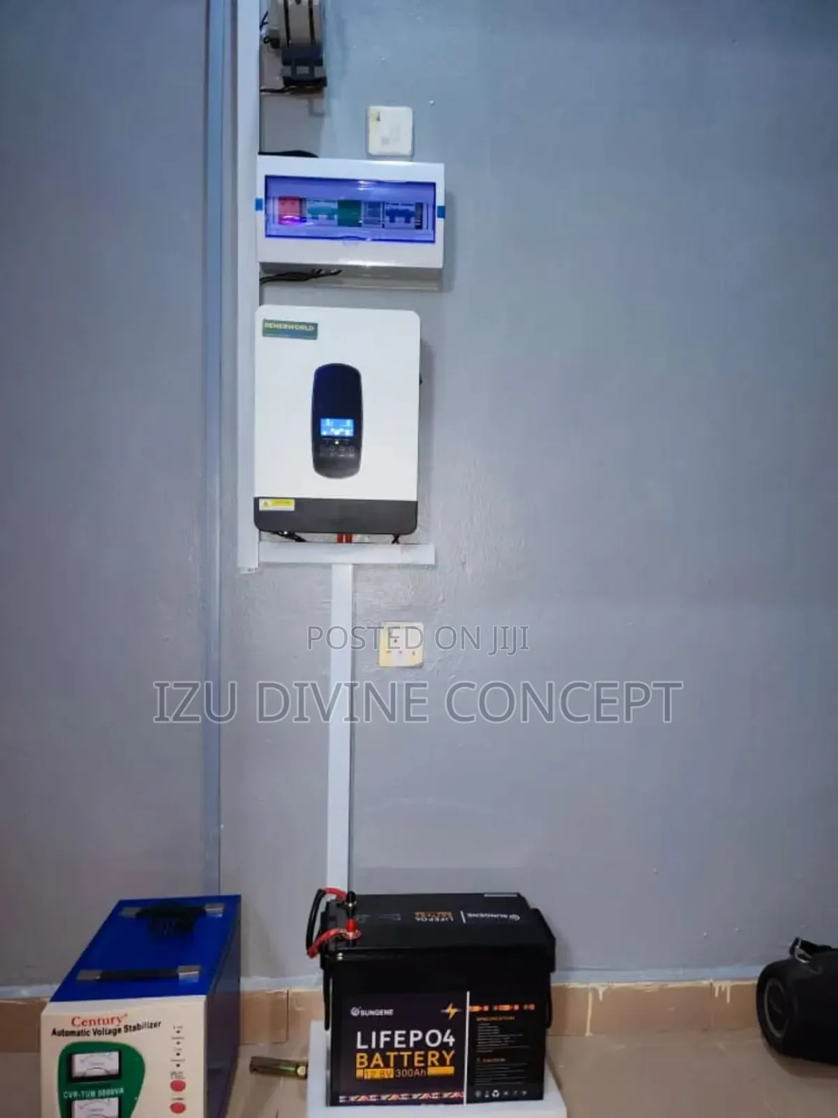 2 Kva Inverter Setup and 300amps Battery Backup