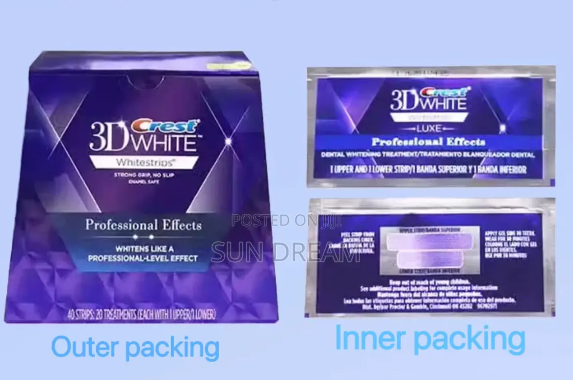Original 3d Crest Teeth Whitening Strips Available In Lagos
