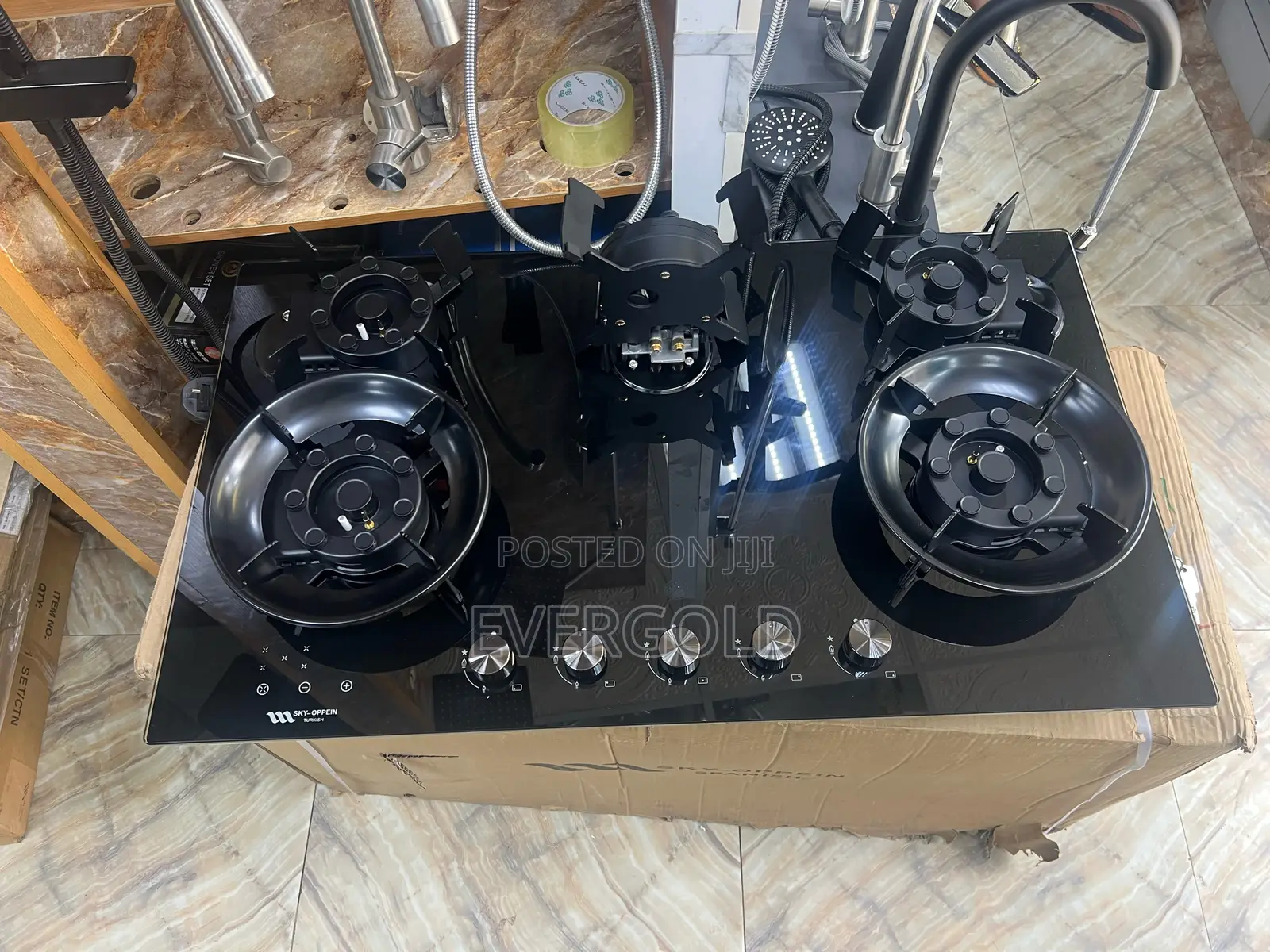 5 Burner Cooker All Gas Lift Up Available