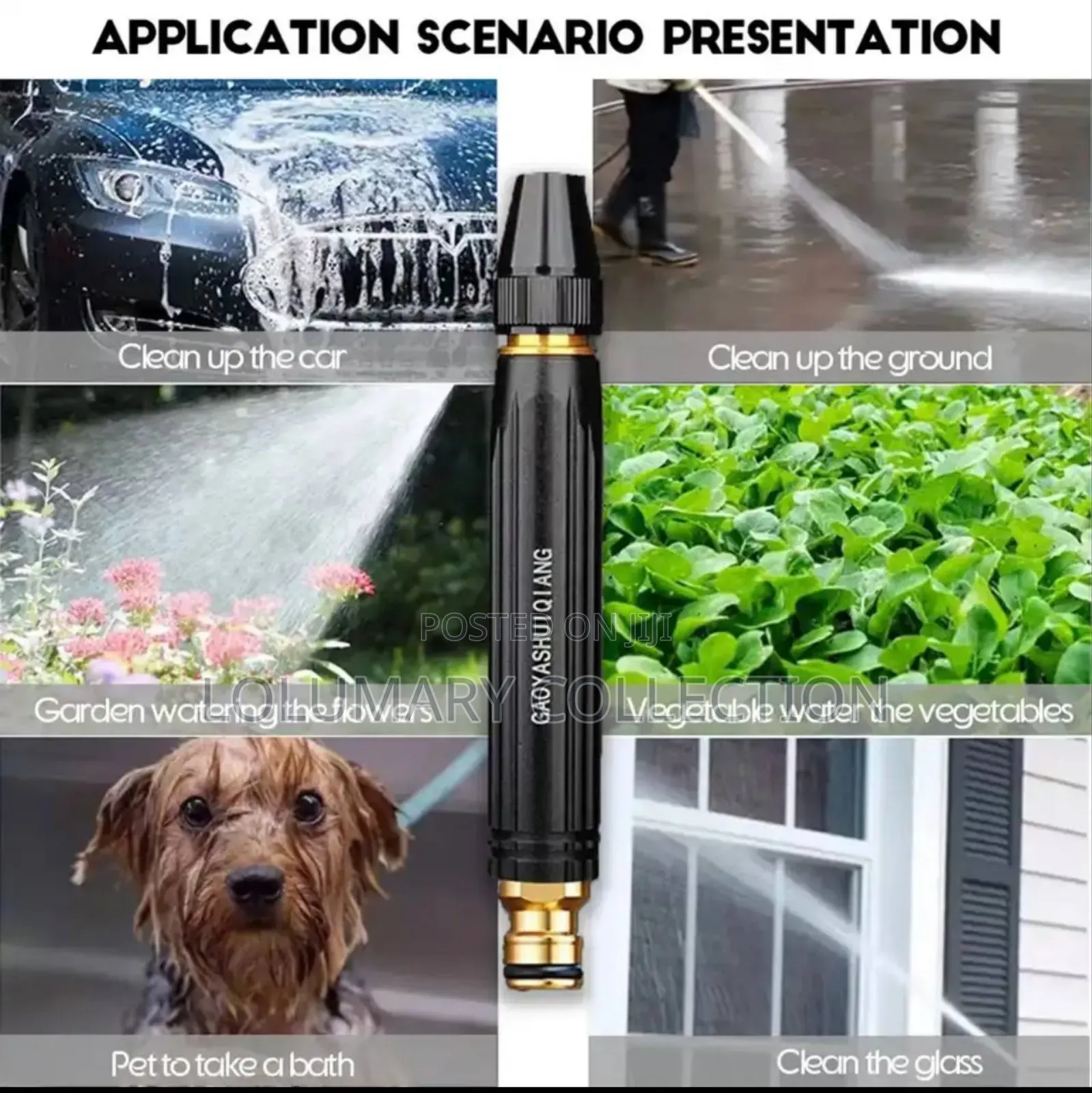 Heavy Duty High Pressure Water Spray Gun – Car, Home Use