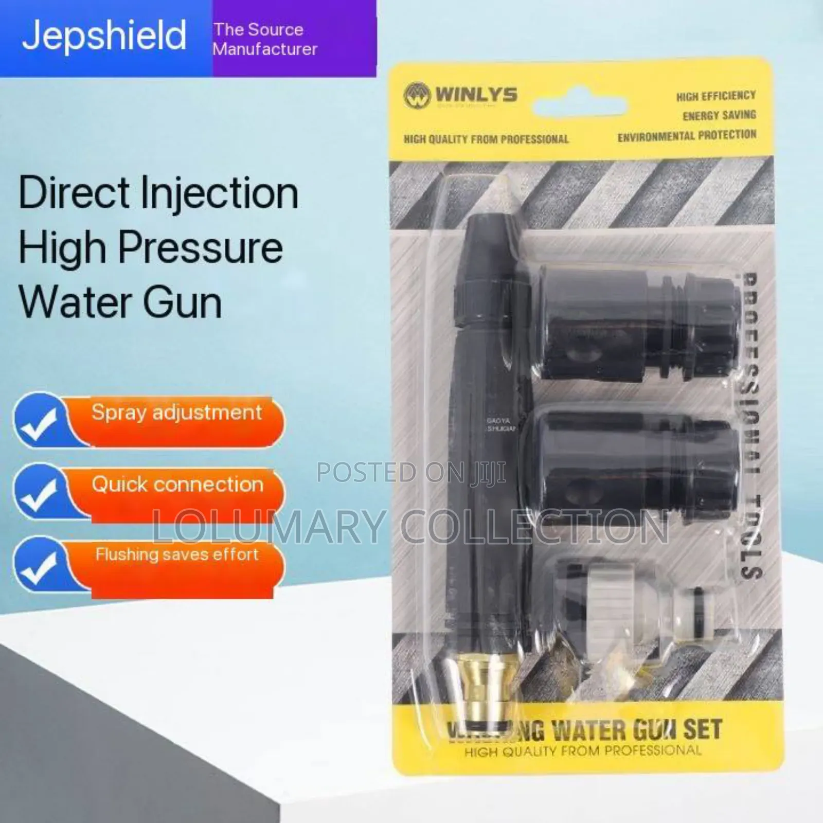 Heavy Duty High Pressure Water Spray Gun – Car, Home Use