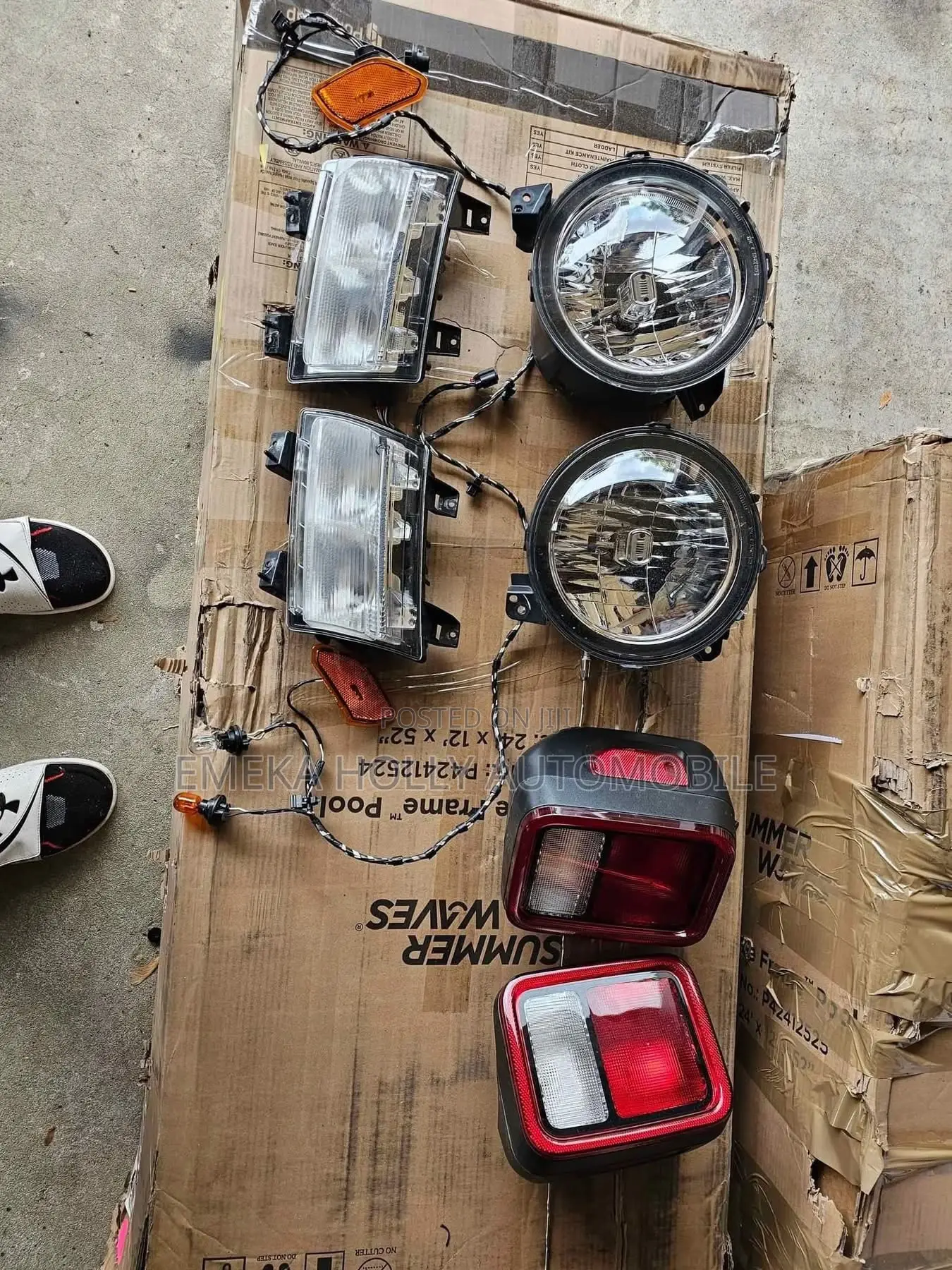 Jeep Wrangler/2020/2024/9inch Head Light and Fender Light.