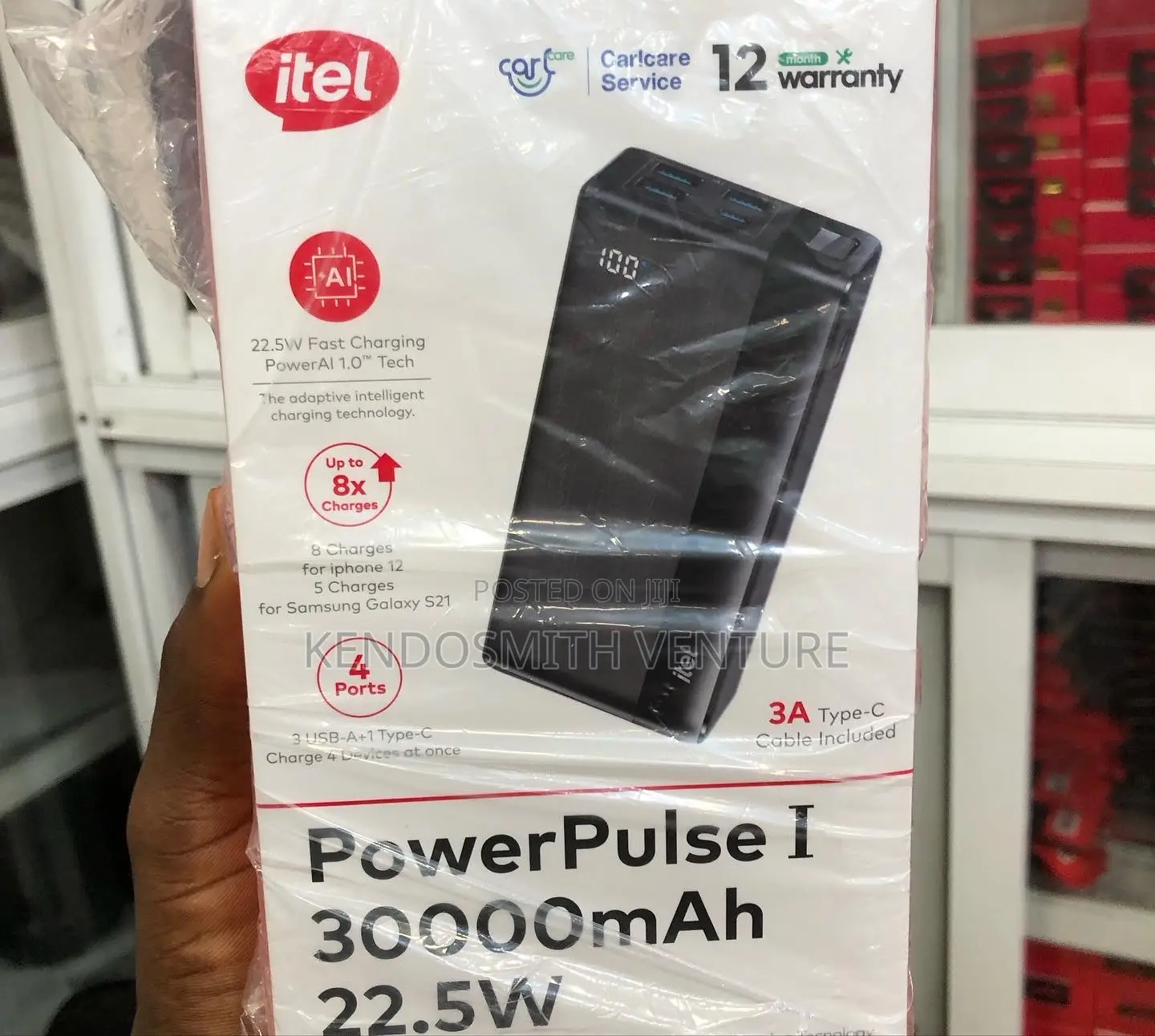 Itel 30000mah 22.5w Powerbank