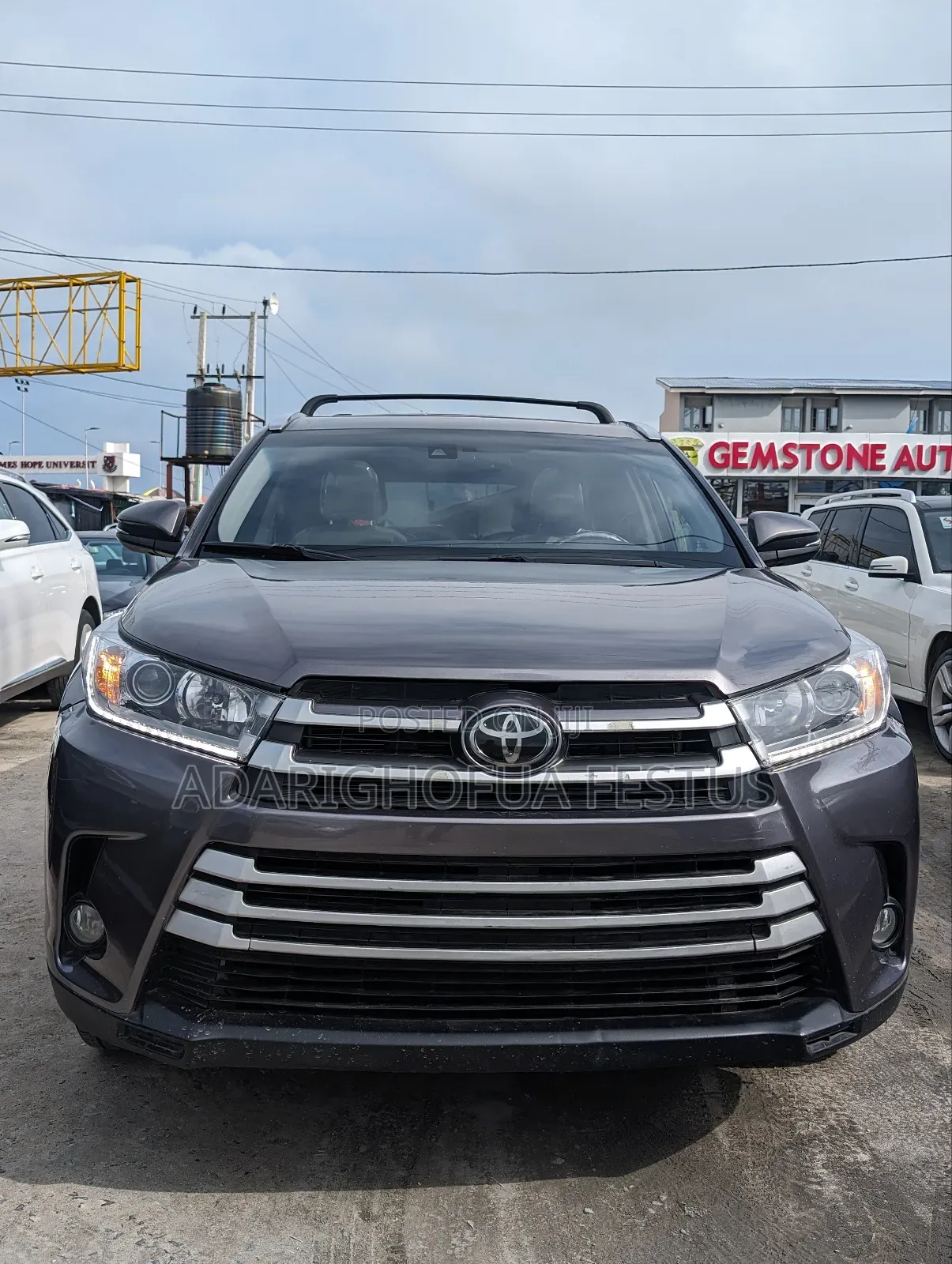 Toyota Highlander Limited Platinum V6 4x4 (3.5L 6cyl 6A) 2016 Gray