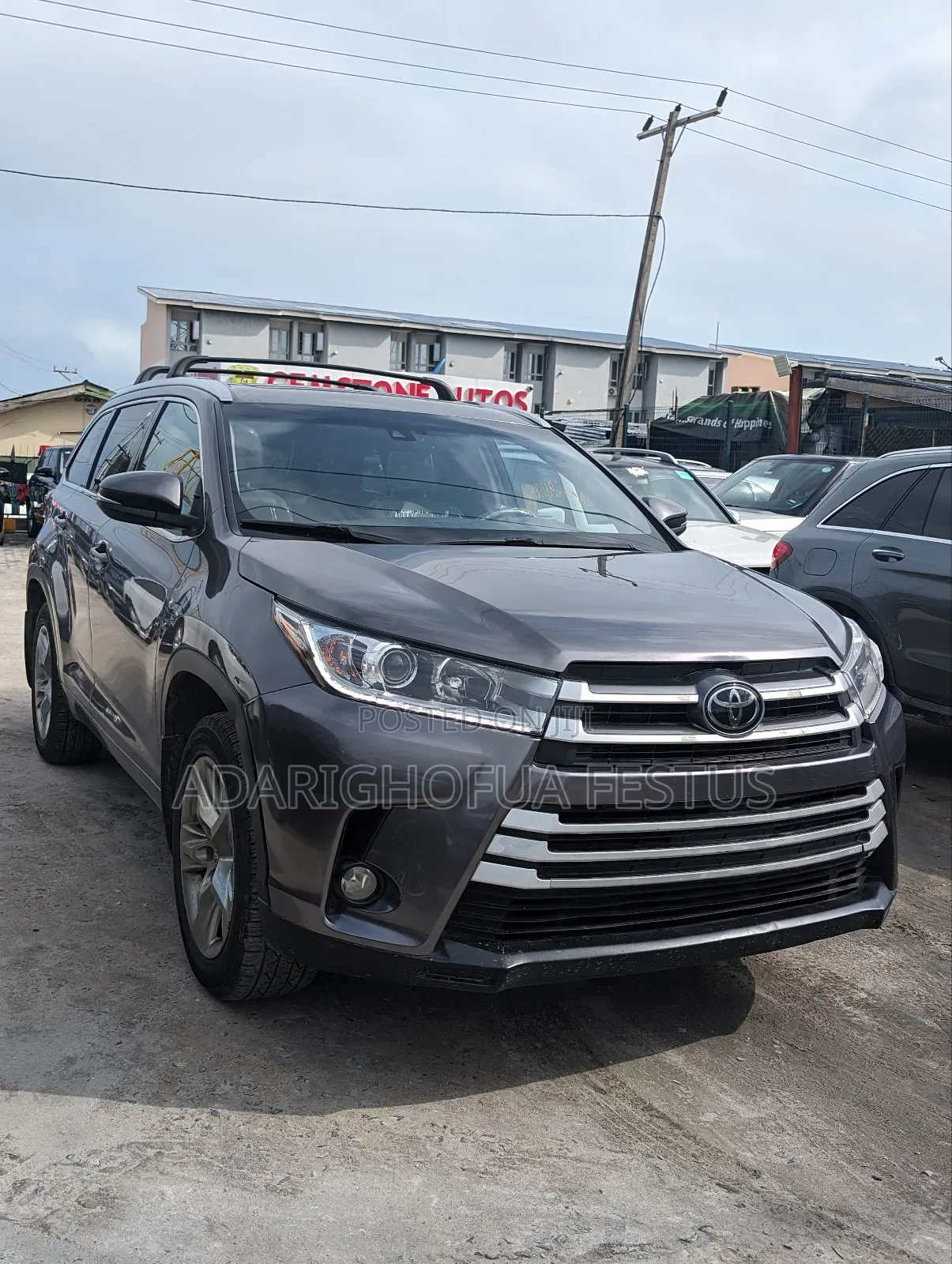 Toyota Highlander Limited Platinum V6 4x4 (3.5L 6cyl 6A) 2016 Gray