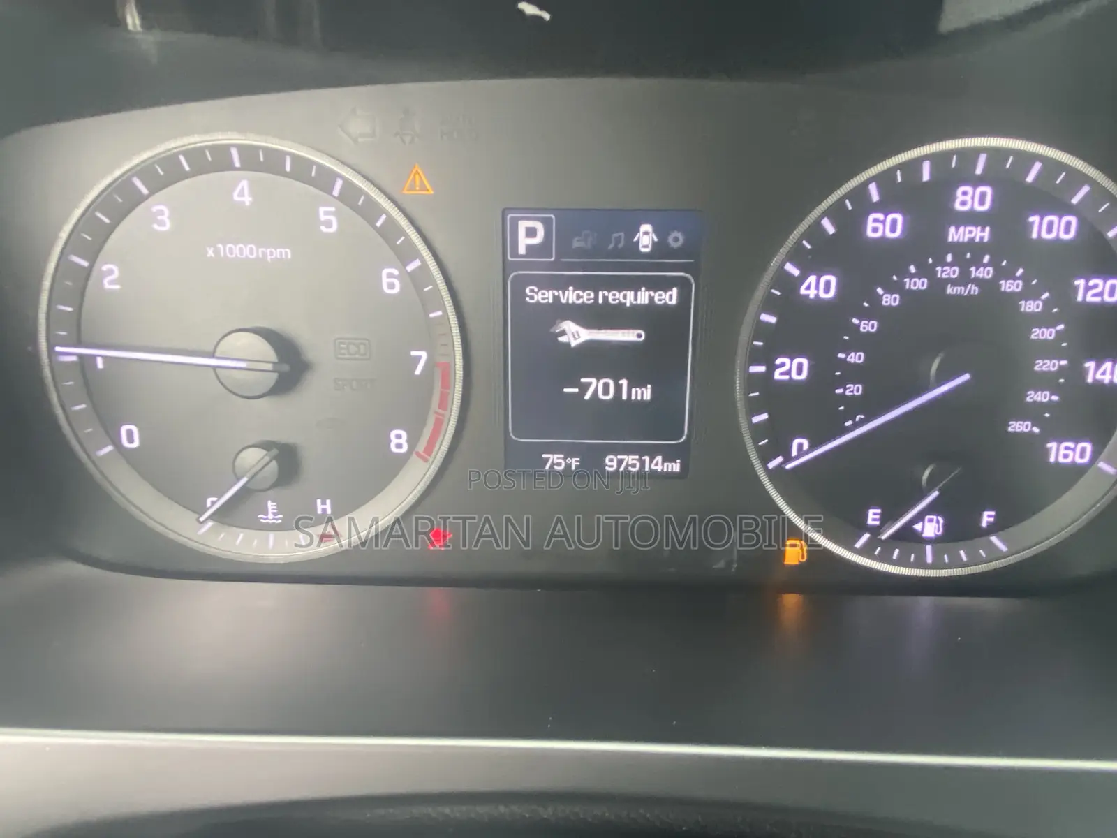 Hyundai Sonata Sport 4dr Sedan (2.4L 4cyl 6A) 2015 Black