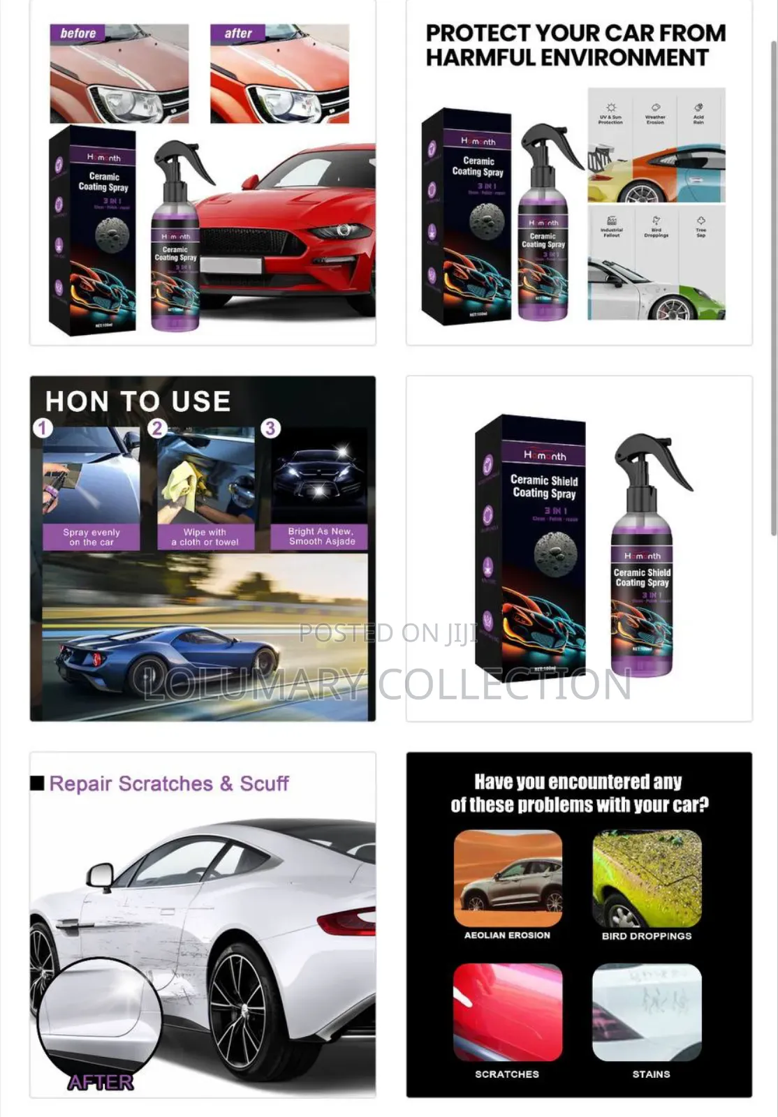 Car Ceramic Shield Spray – Clean, Polish Protect
