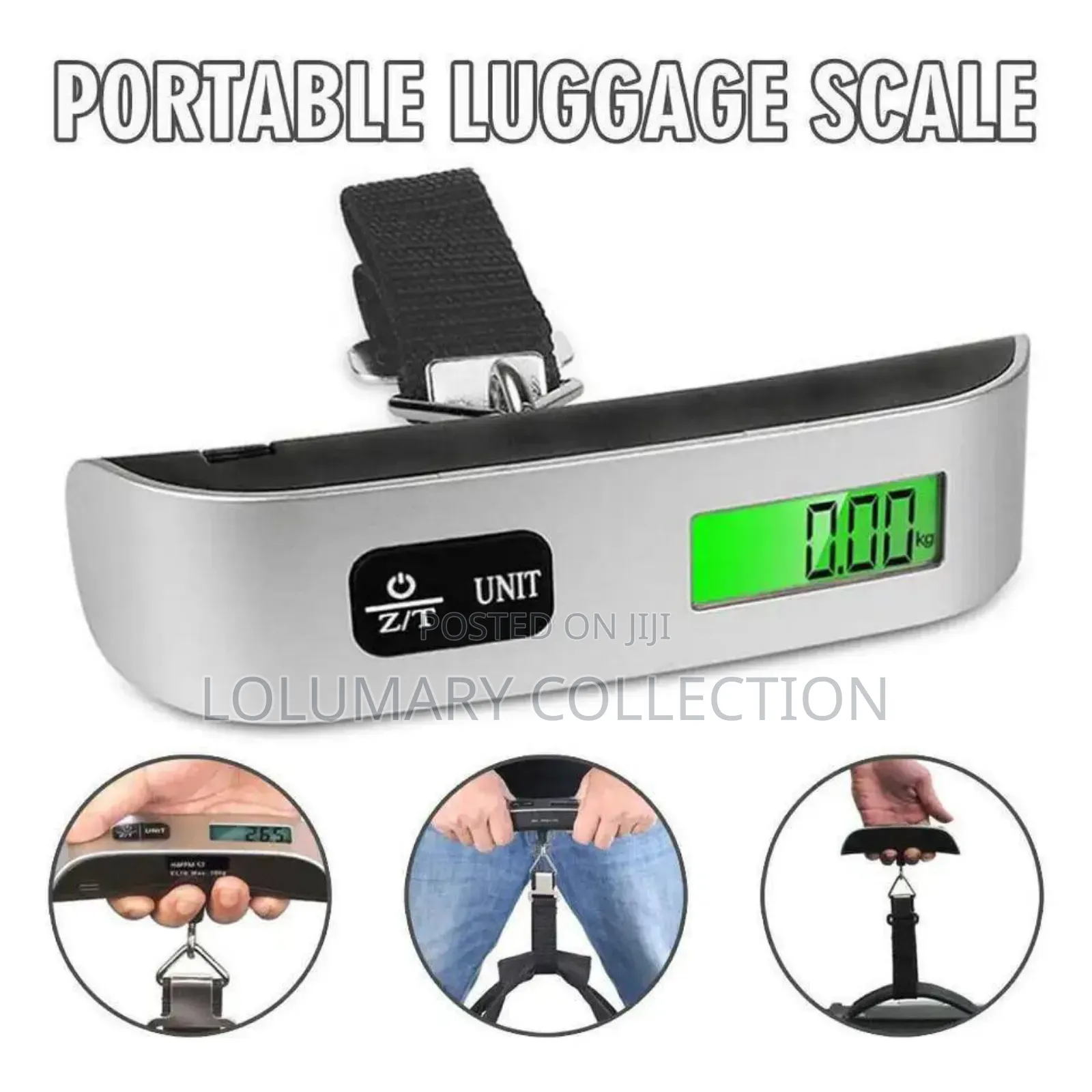 Portable Digital Luggage Scale –Travel Weight Measuring Tool