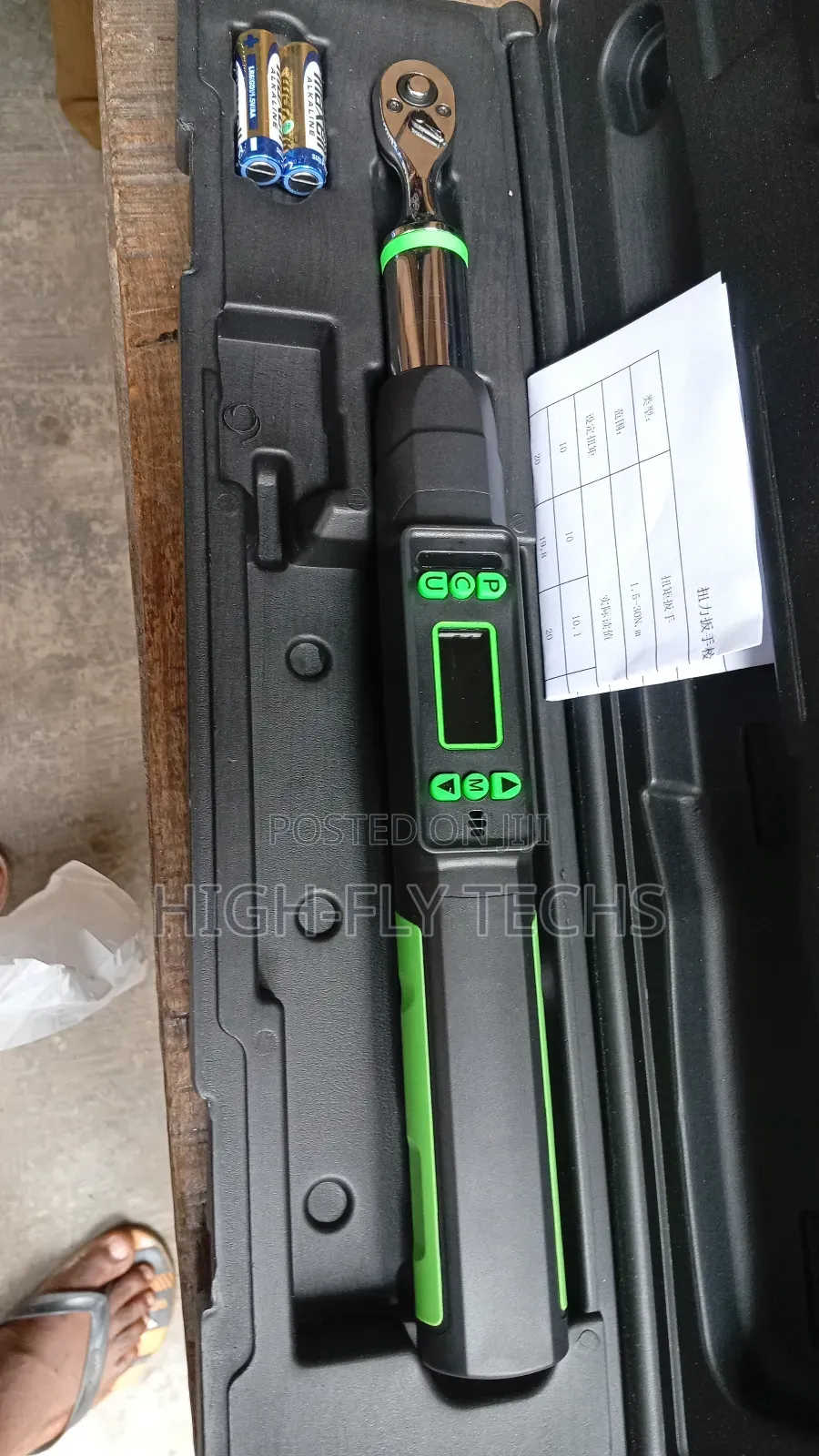Digital Torque Wrench, Parkside Brand. 1⁄2", 10-200nm