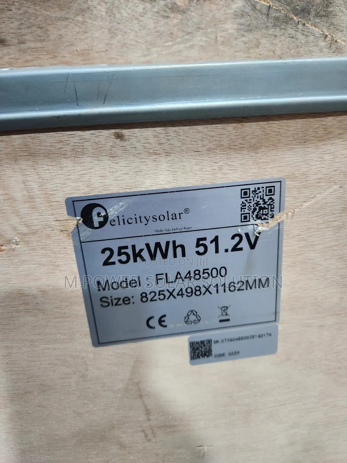 25kwh Felicity Solar Lithium Batteries