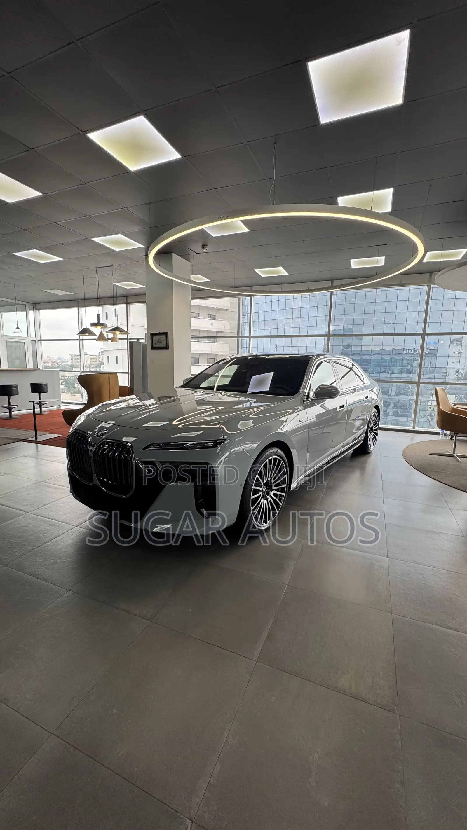 New BMW 740 2025 Gray