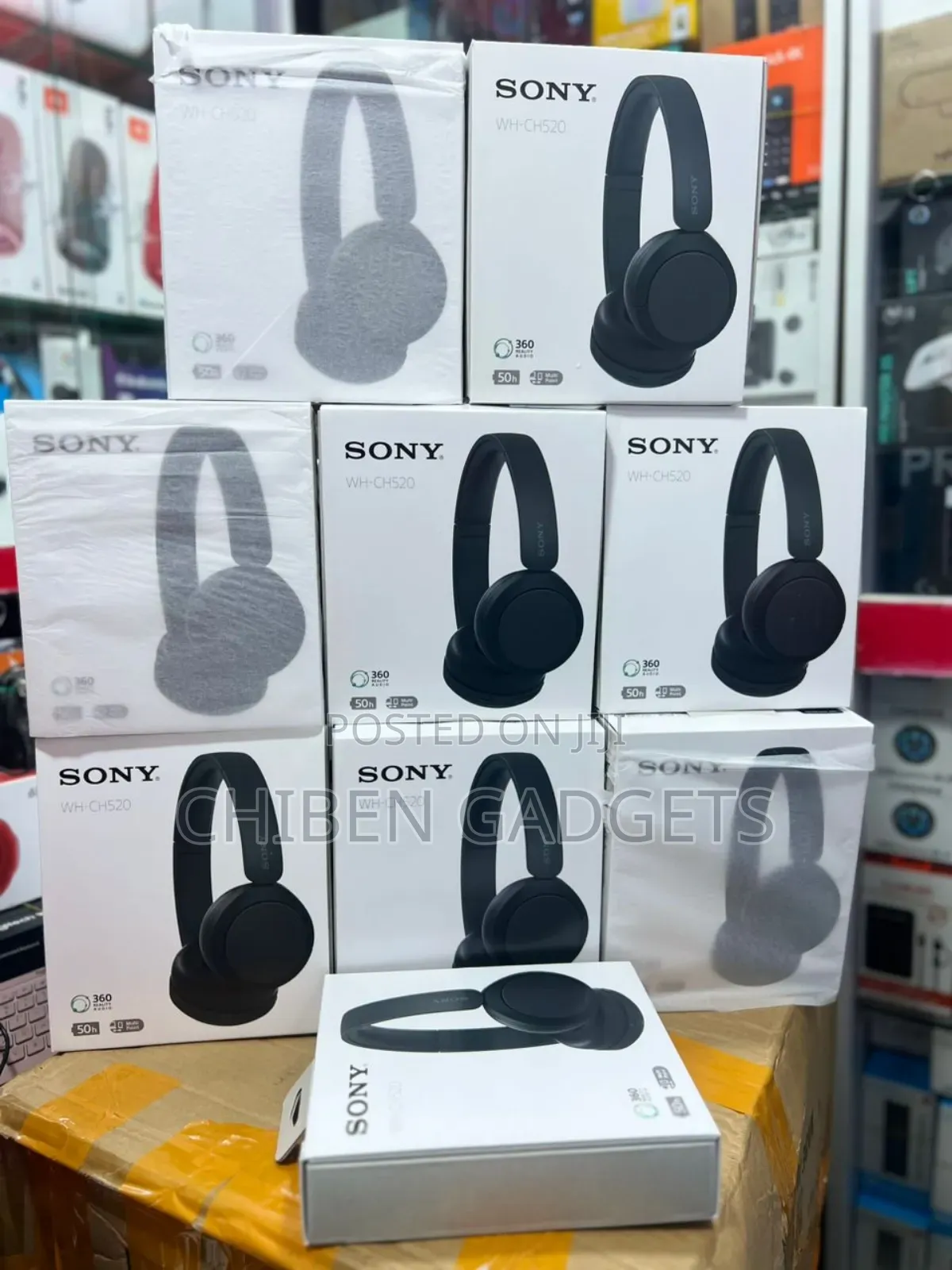 Sony Wh-Ch520 Wireless Headphones Bluetooth on Ear Headset