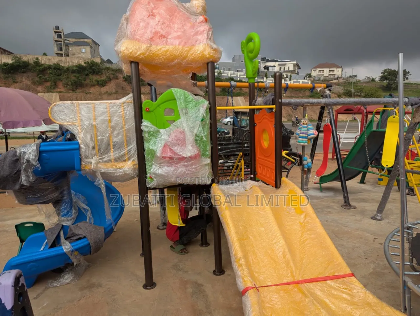 Children Playing Ground Equipment