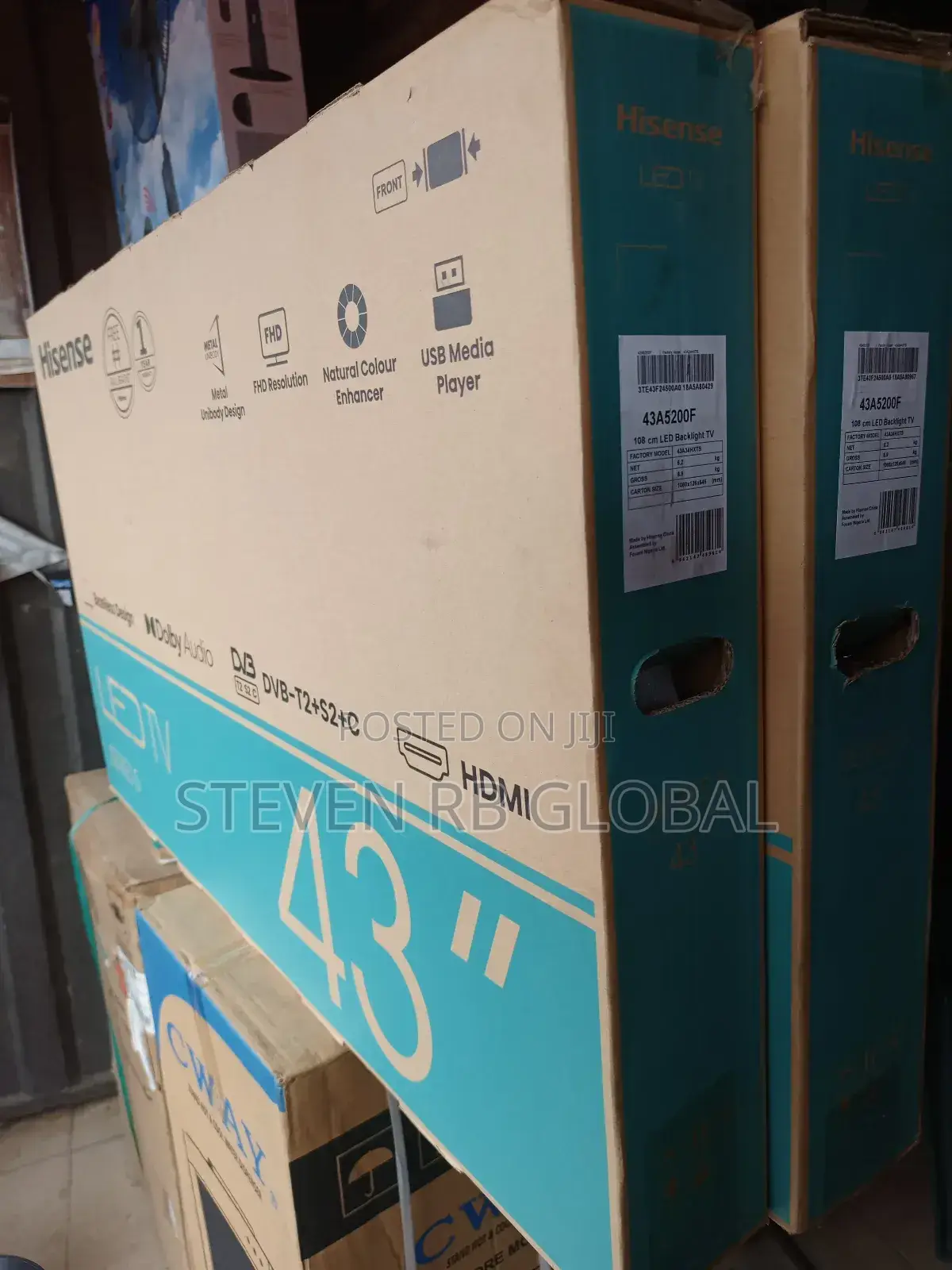 Hisense 43 Inches FHD Smart Tv 43a4k