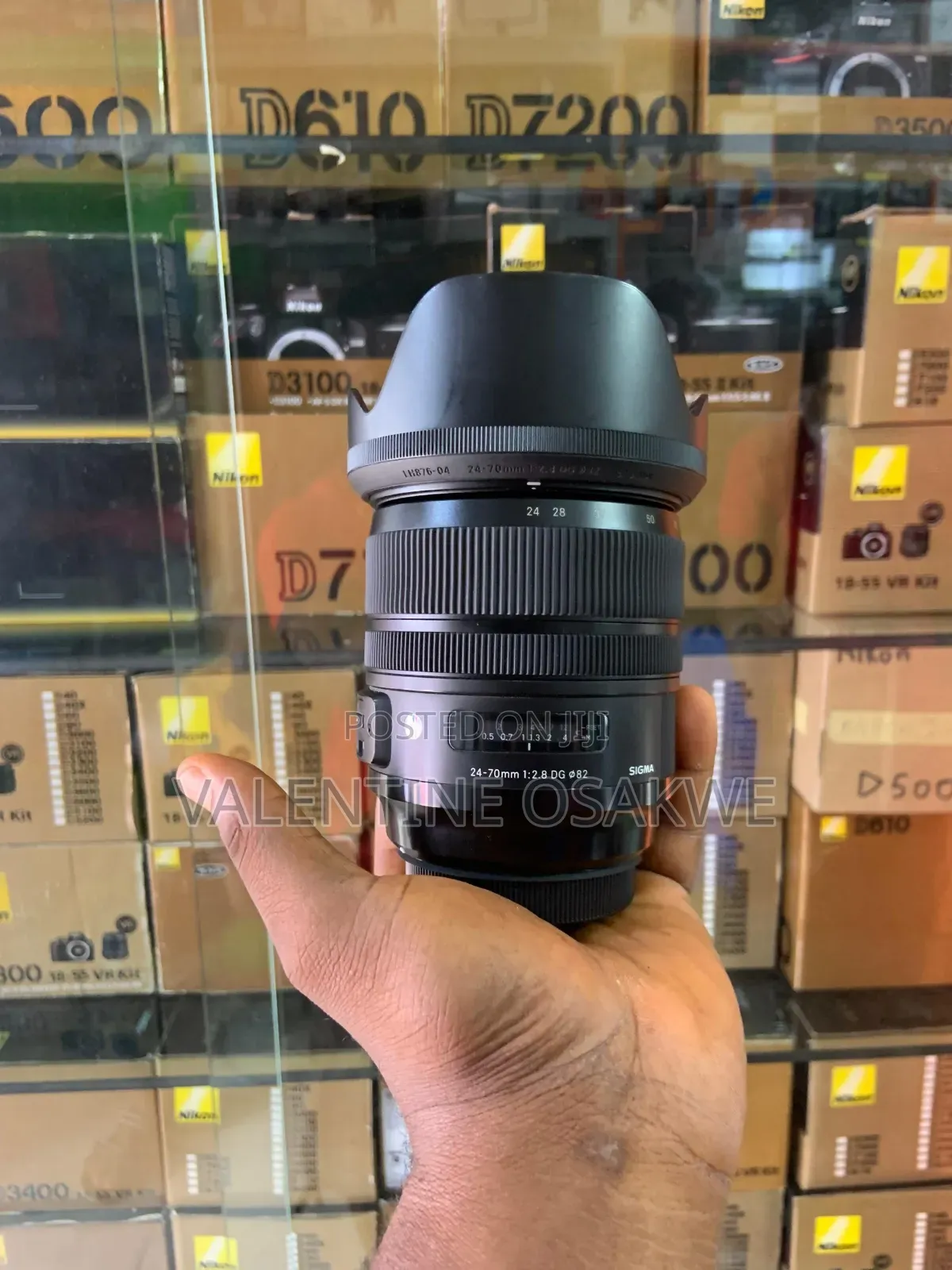 Canon for Sigma Lens 24-70mm F2