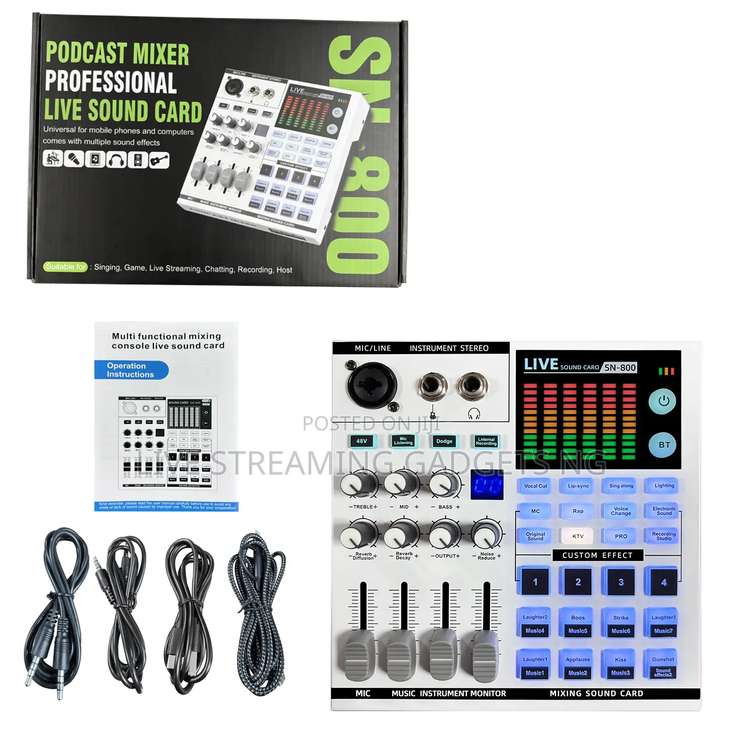 Sn-800 Podcasting Soundcard