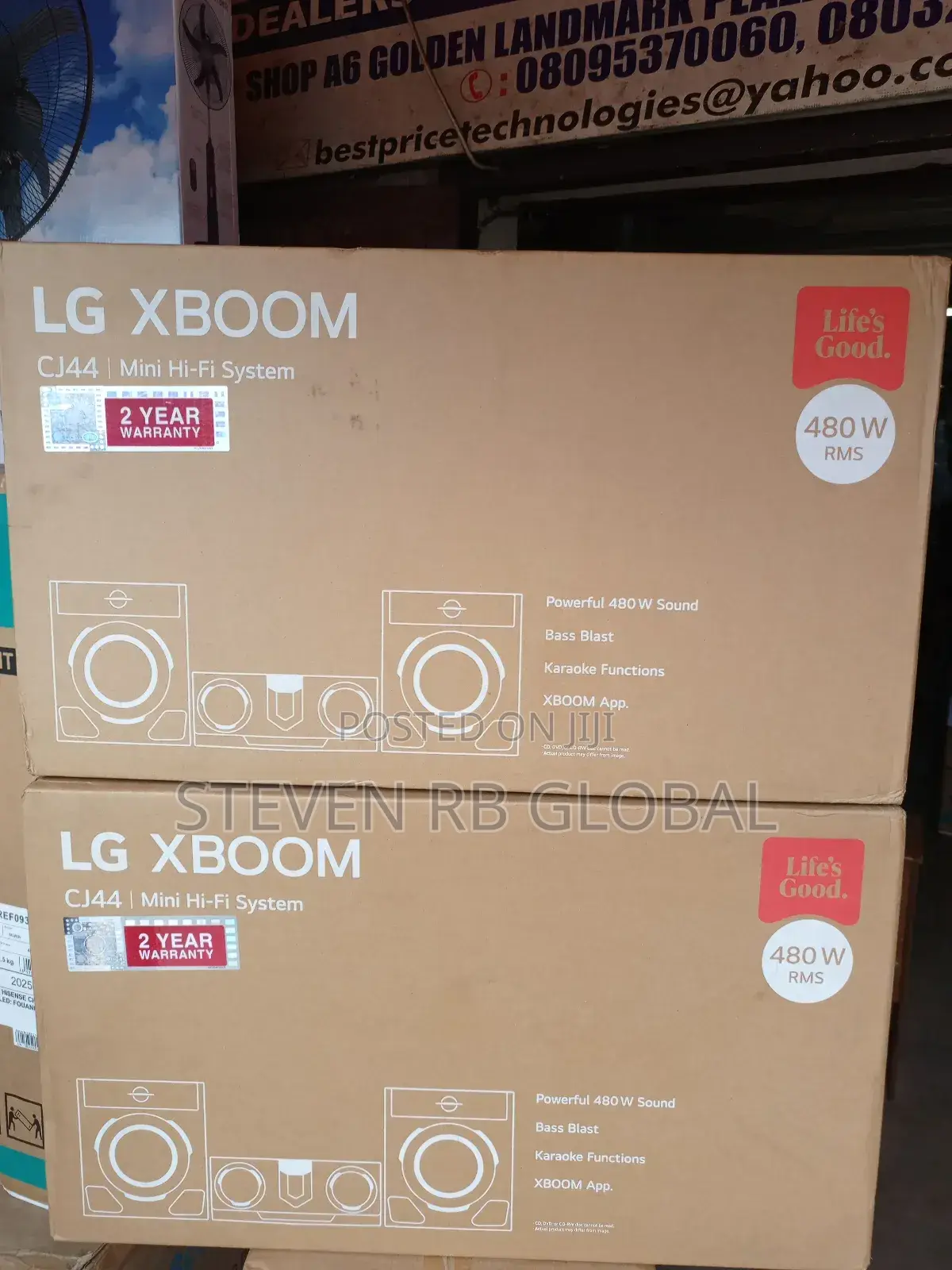Lg 480watts Xboom Bluetooth Hifi Home Audio System Cj44