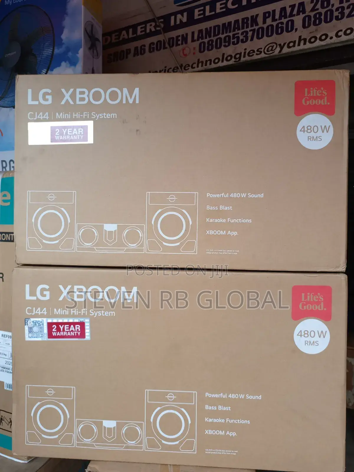 Lg 480watts Xboom Bluetooth Hifi Home Audio System Cj44