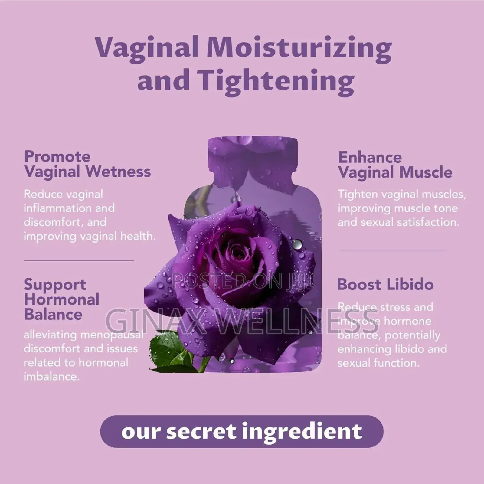 Vaginal Wetness and Tightening Capsule (40,550mg)