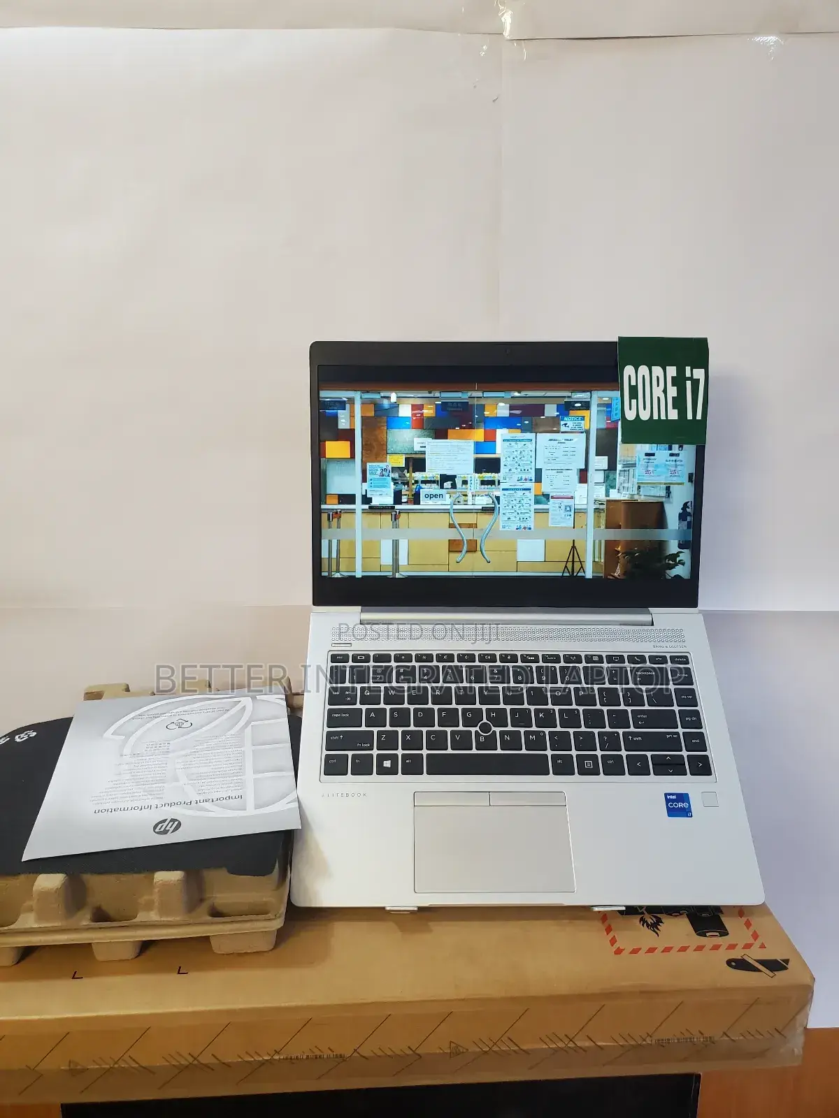 New Laptop HP EliteBook 735 G5 8GB Intel Core i7 SSD 256GB