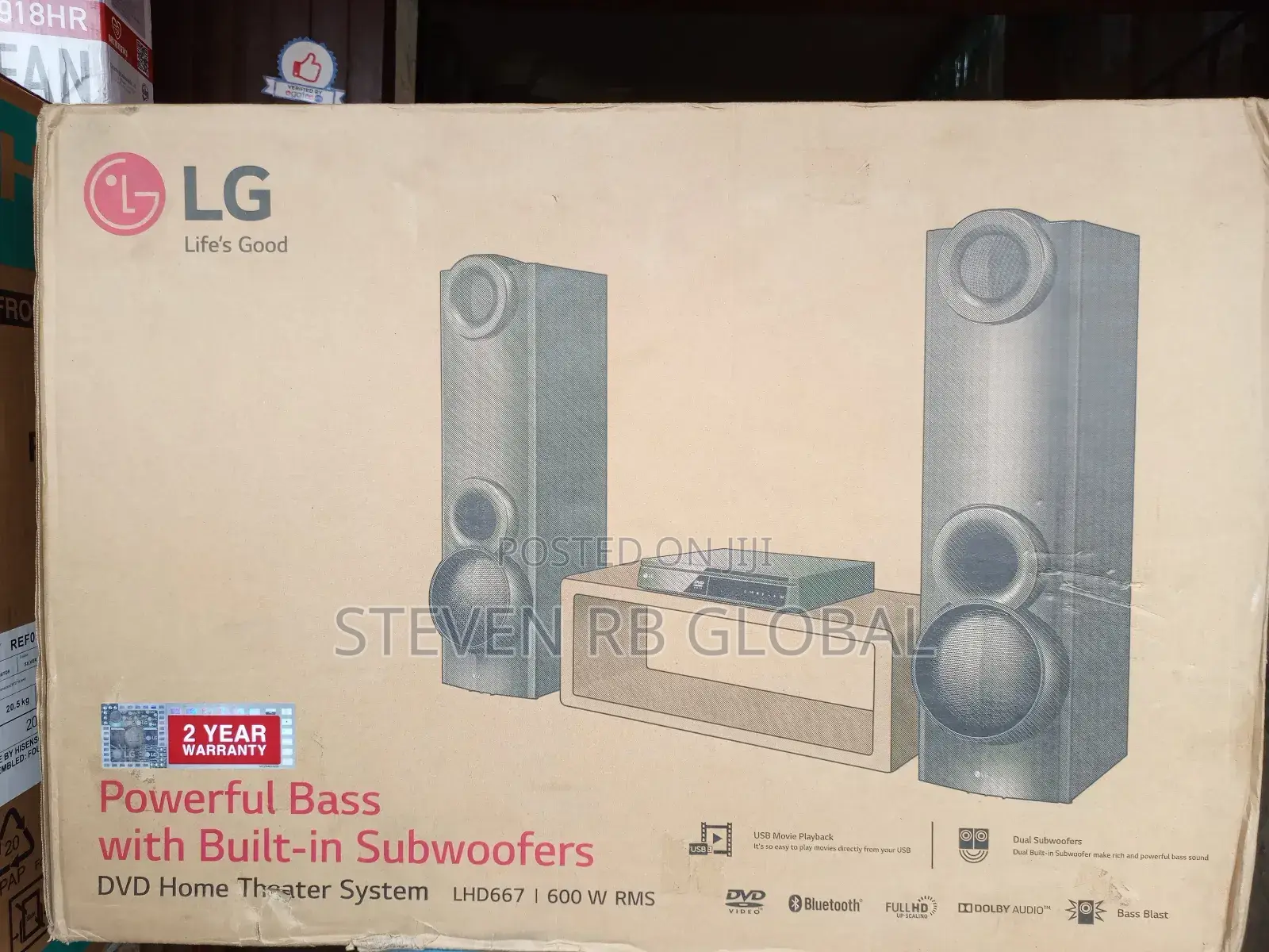 Lg 600w Home Theater Audio Lhd667