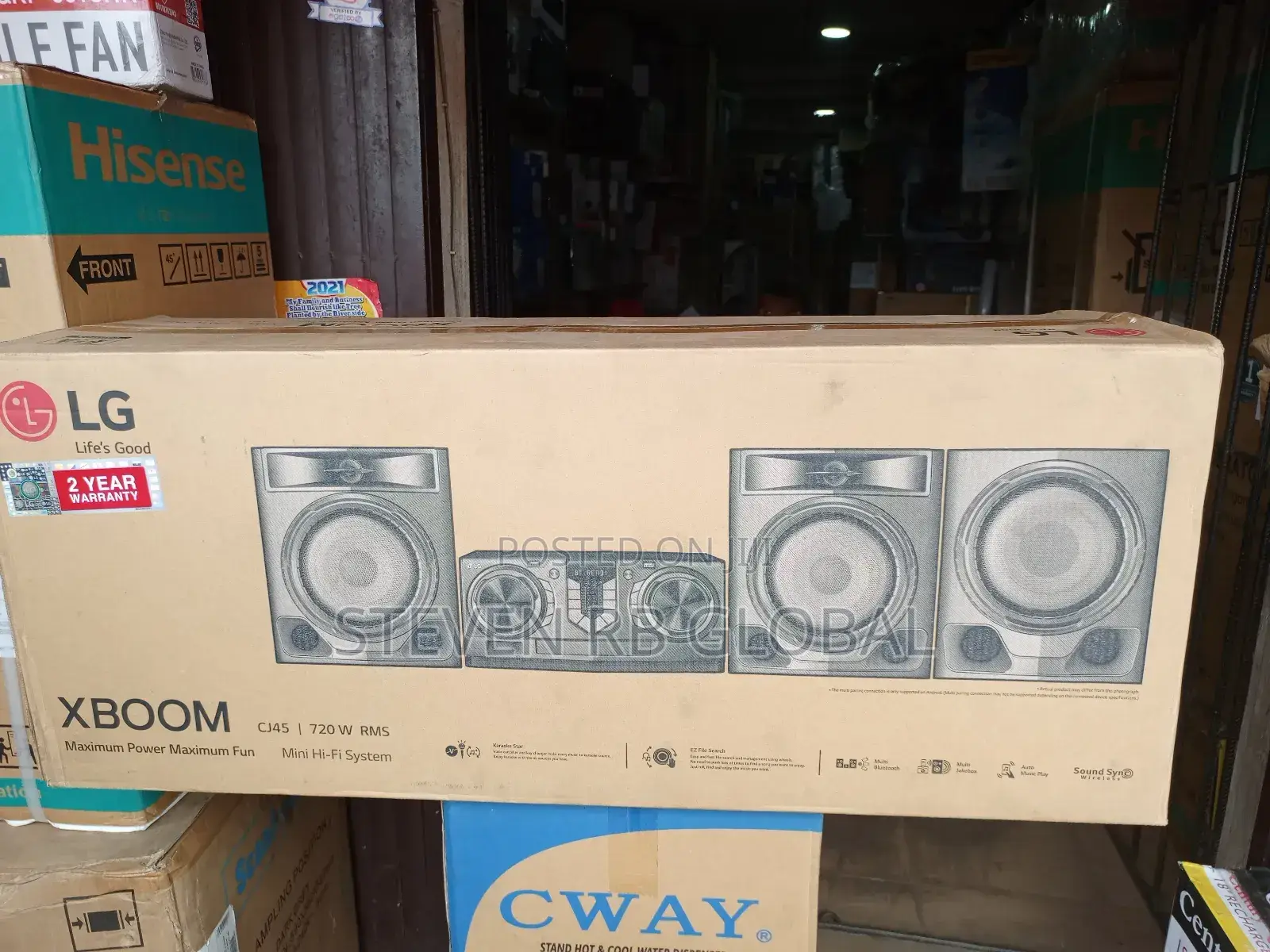 Lg Xboom 720w Hifi Audio System 45cj