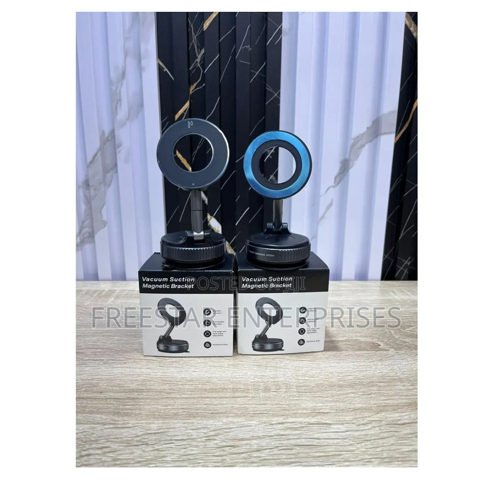 Vacuum Magnetic Car Phone Holder.
