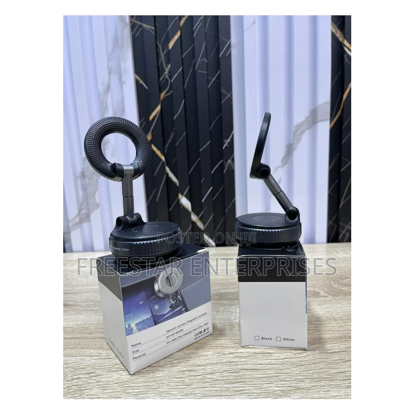 Vacuum Magnetic Car Phone Holder.
