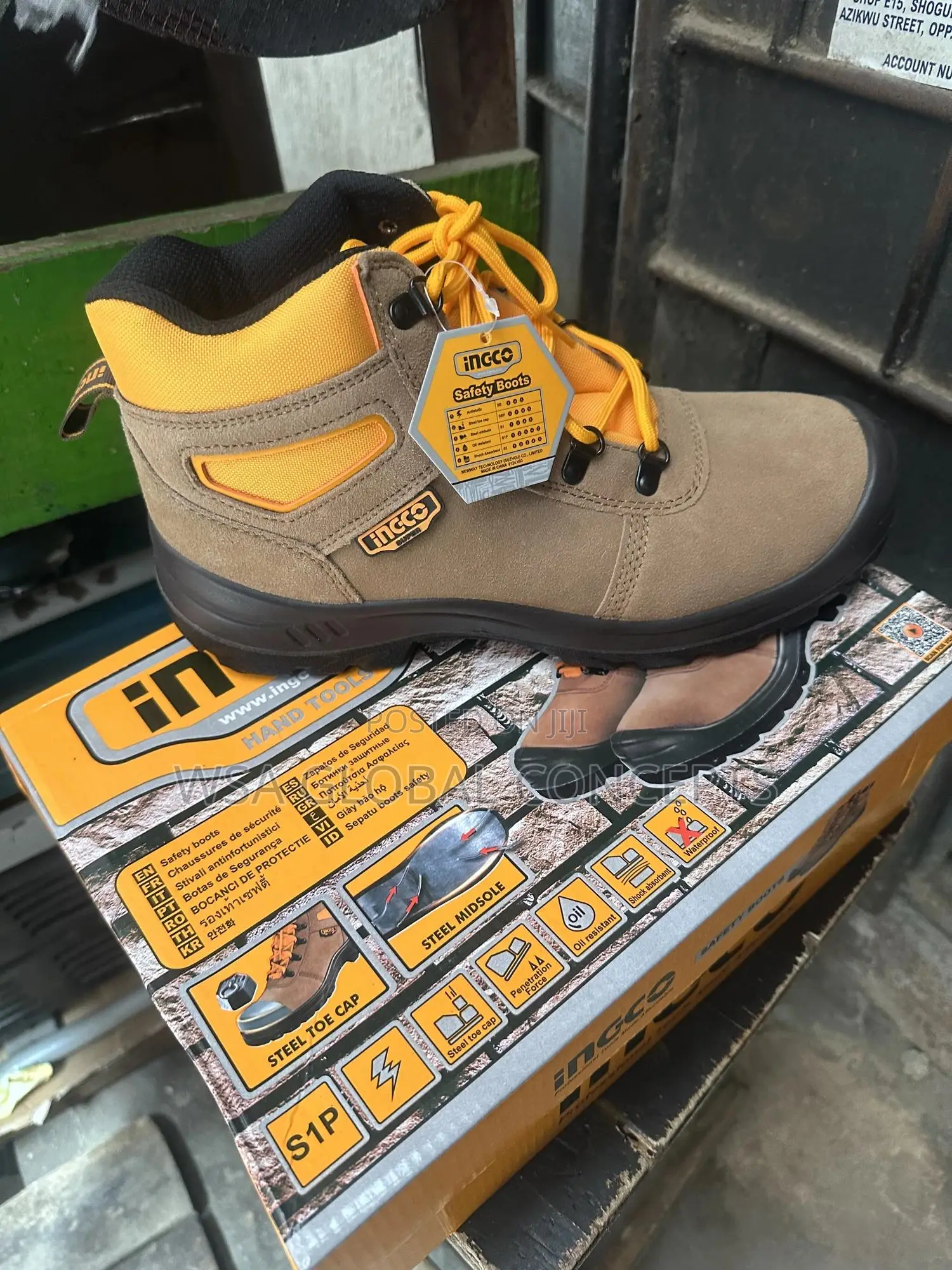 Ingco Steel Toe High Quality Safety Boots