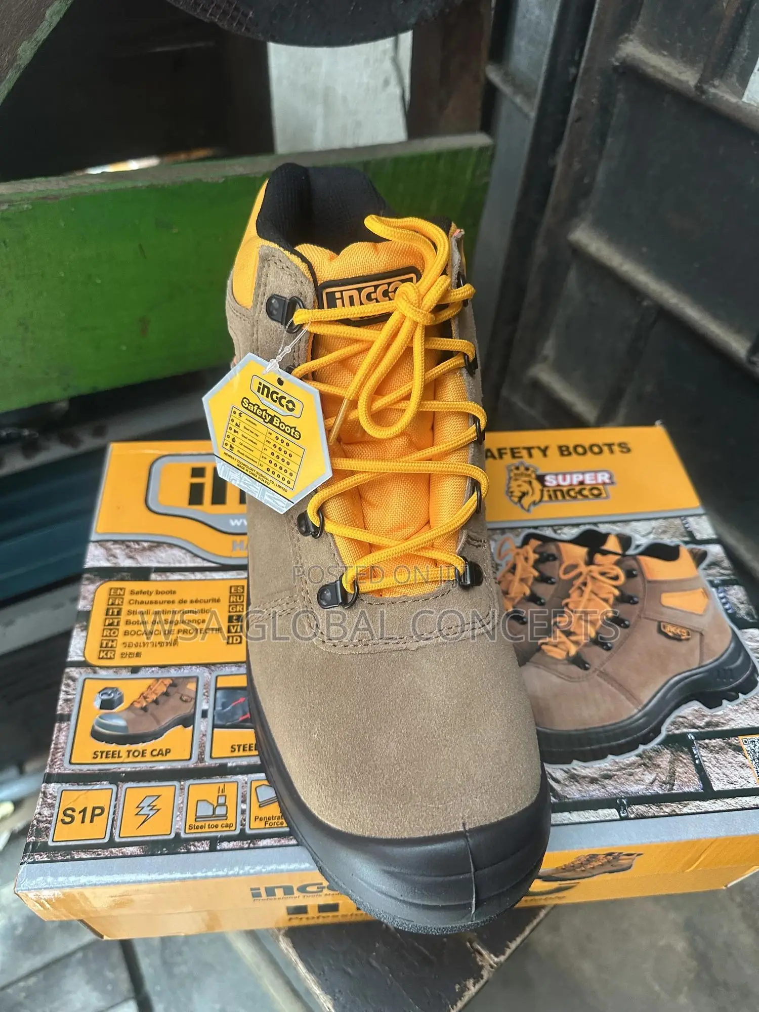 Ingco Steel Toe High Quality Safety Boots