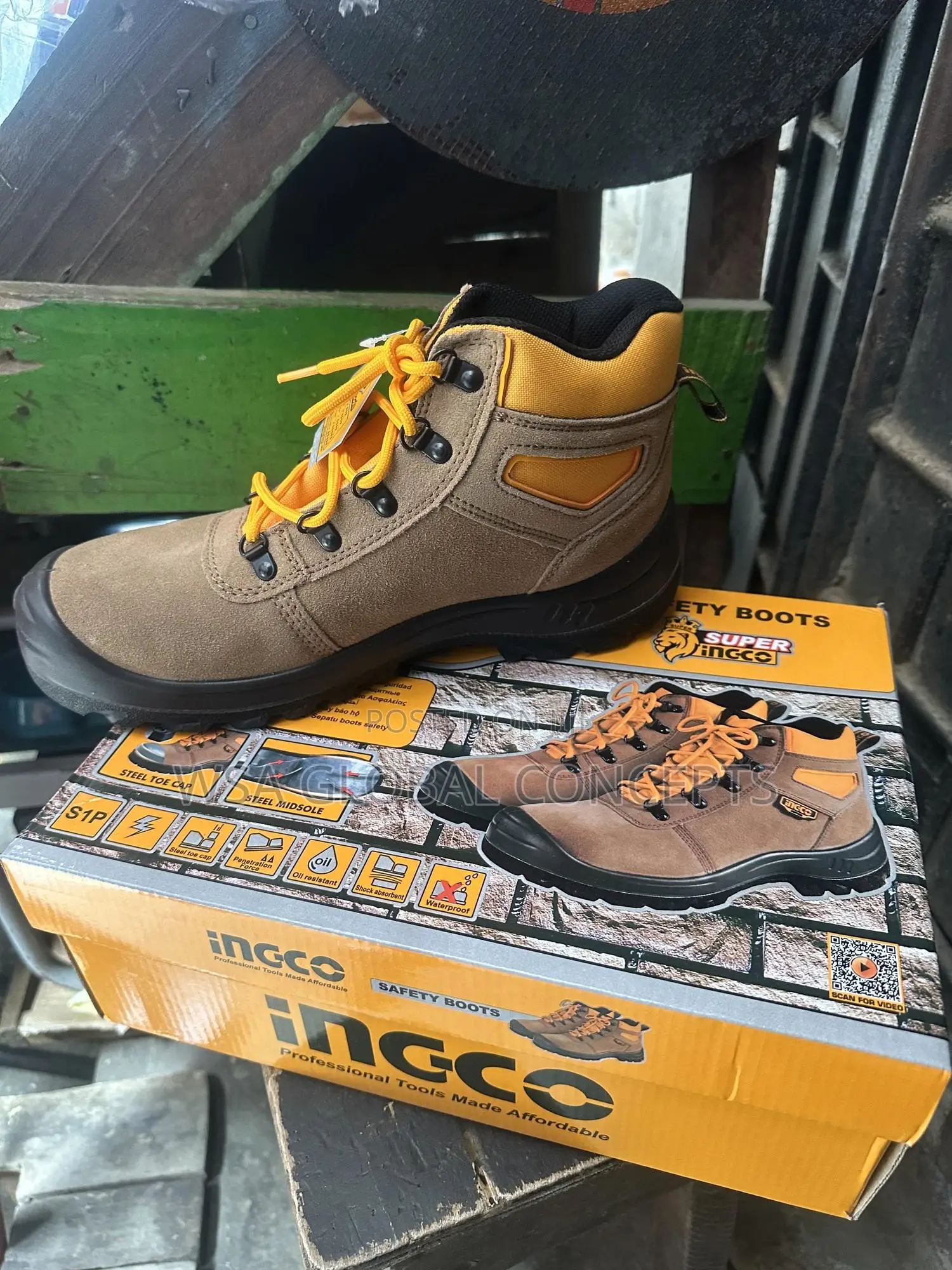 Ingco Steel Toe High Quality Safety Boots