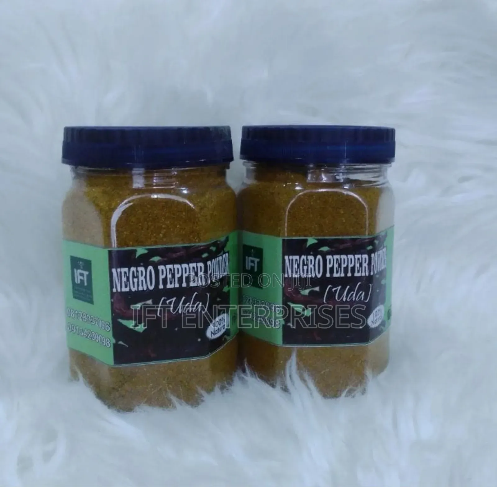Organic Uda Powder (Negro Pepper)150grams