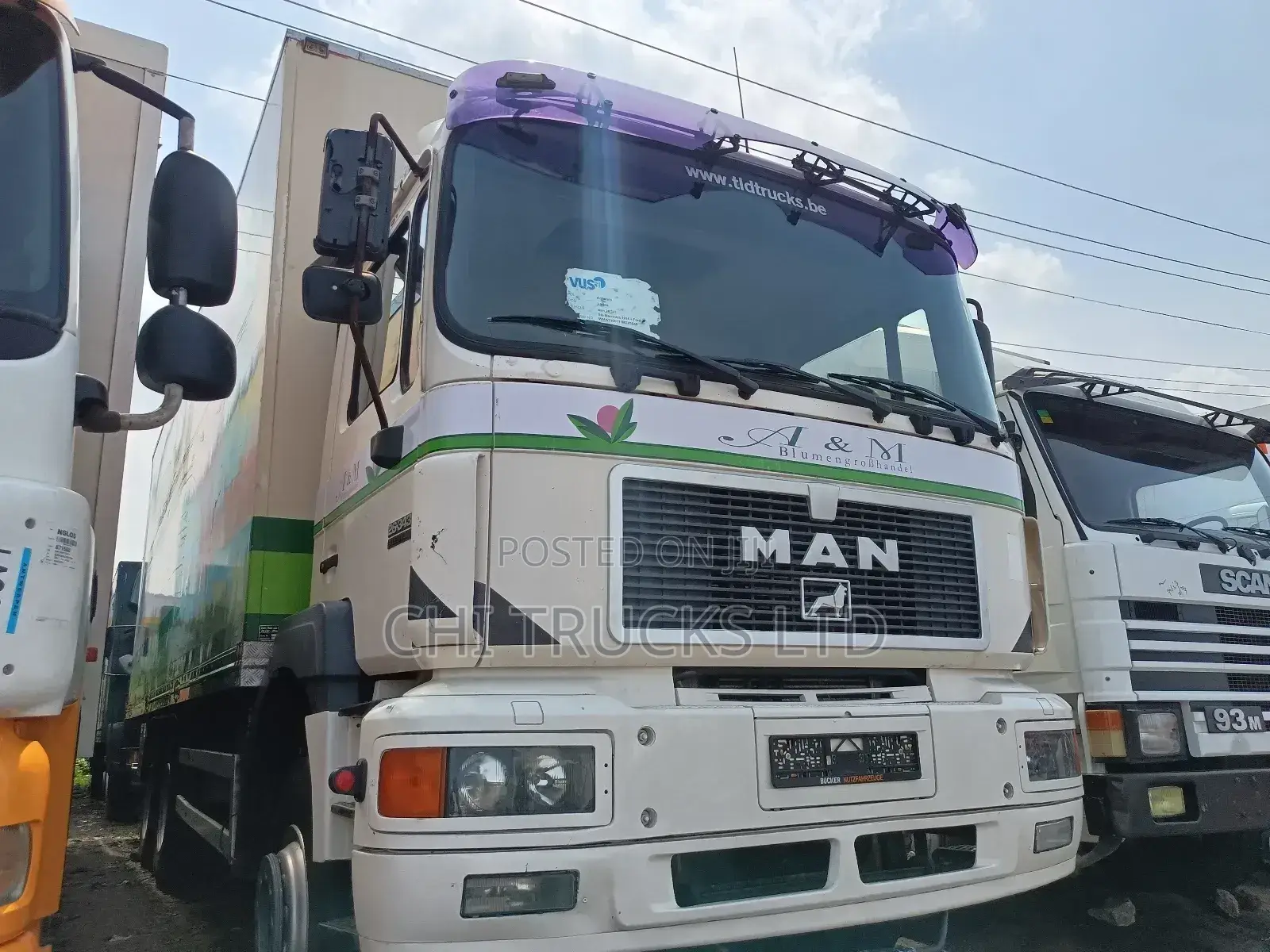 Man Diesel Cargo Truck 10tires European Standard