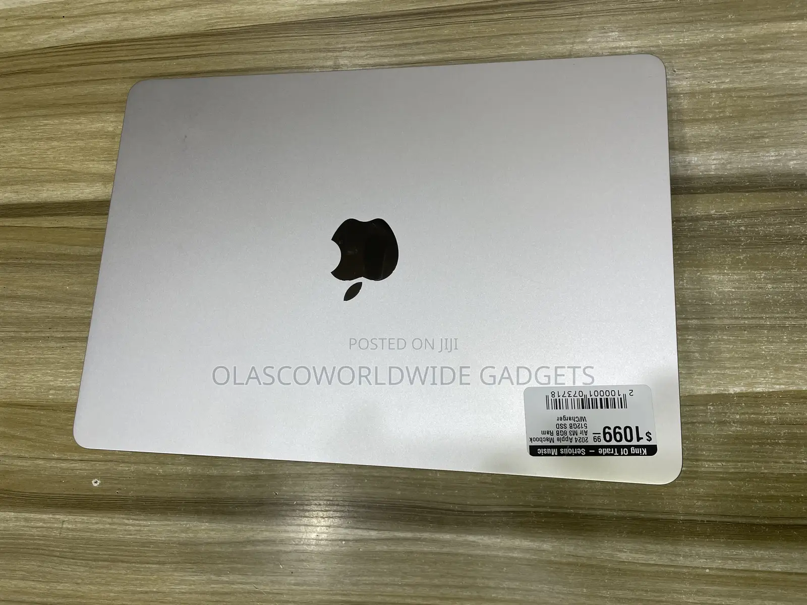 Laptop Apple MacBook Air 2024 M3 13-Inch 8GB Apple M3 SSD 512GB