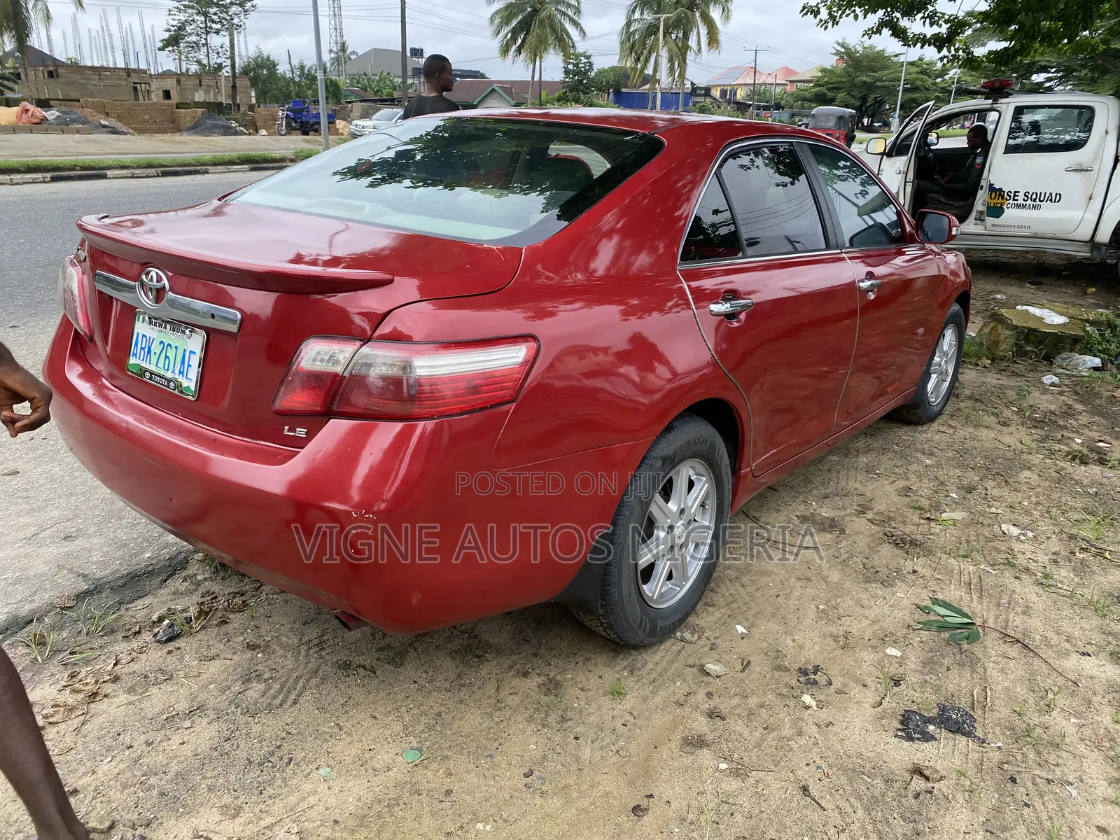 Toyota Camry LE 4dr Sedan (2.4L 4cyl 5A) 2007 Red