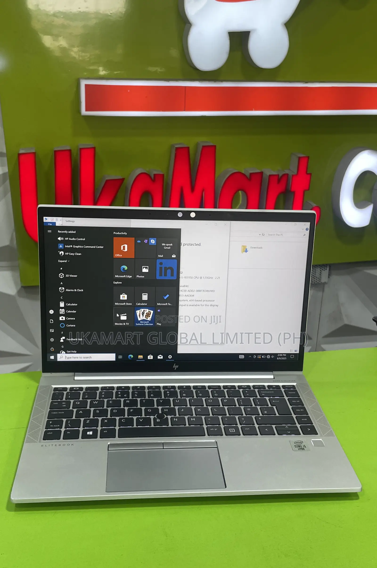 Laptop HP EliteBook 840 G7 8GB Intel Core i5 SSD 256GB