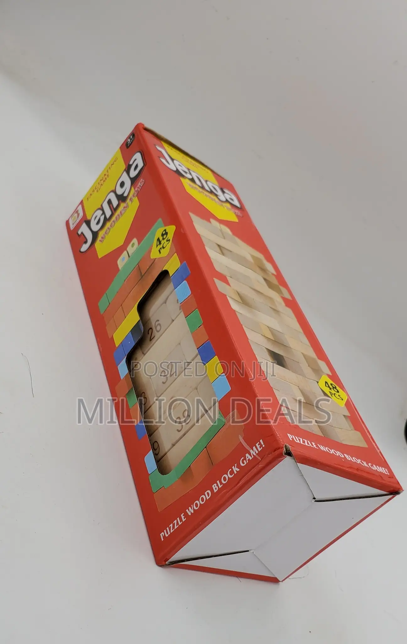 Unique Puzzle Jenga 48pieces Game Ages 3+