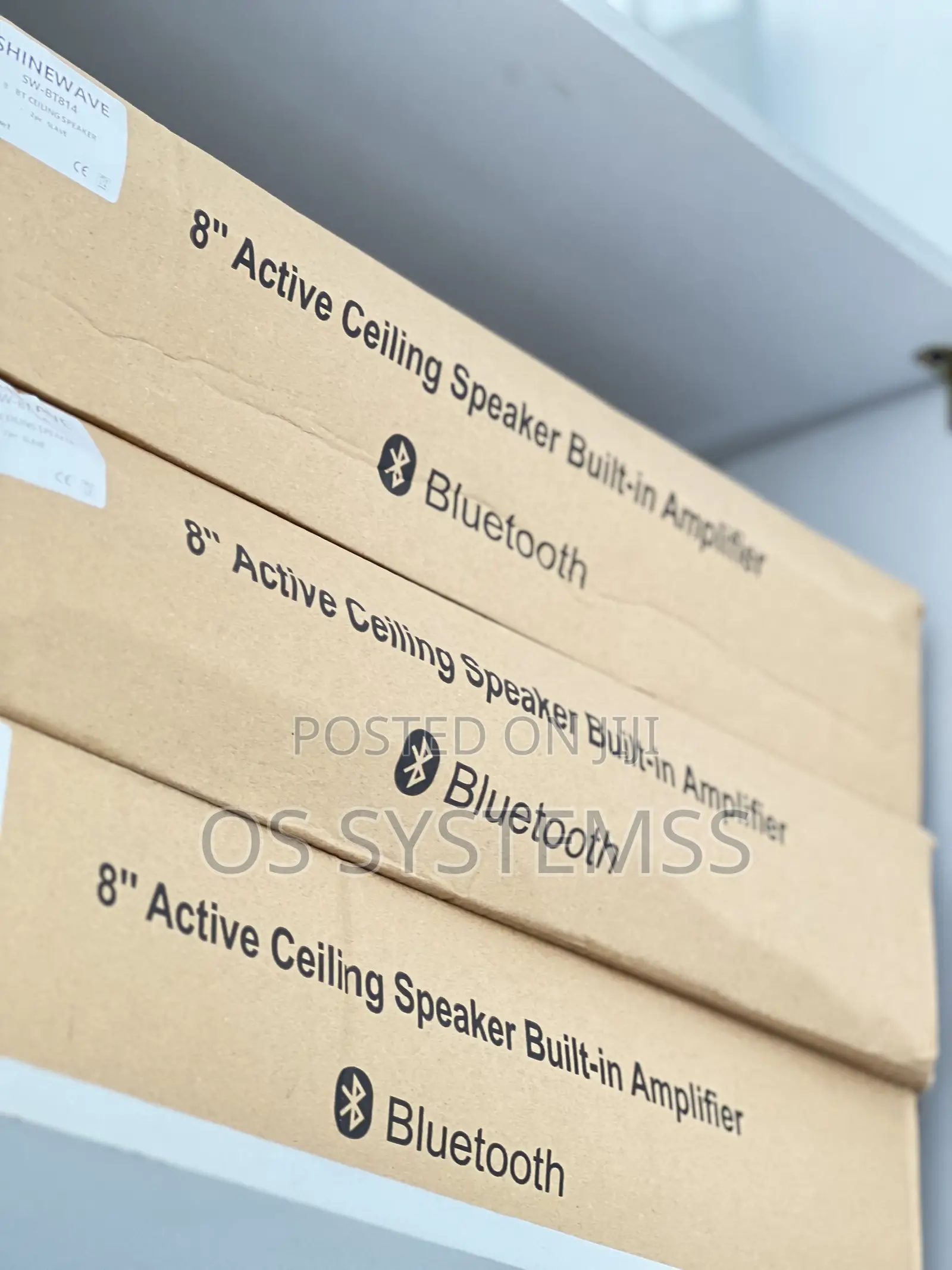 4 in 1 8" Active Ceiling Speaker Built-in Amplifier