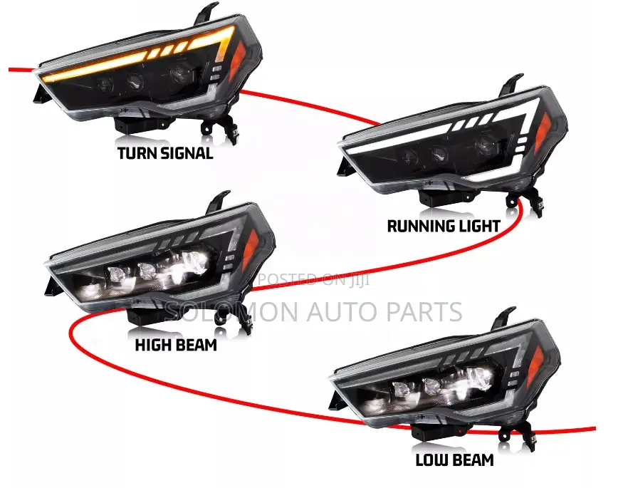 Headlight Toyota 4 Runner 2017 2018 2020 Led