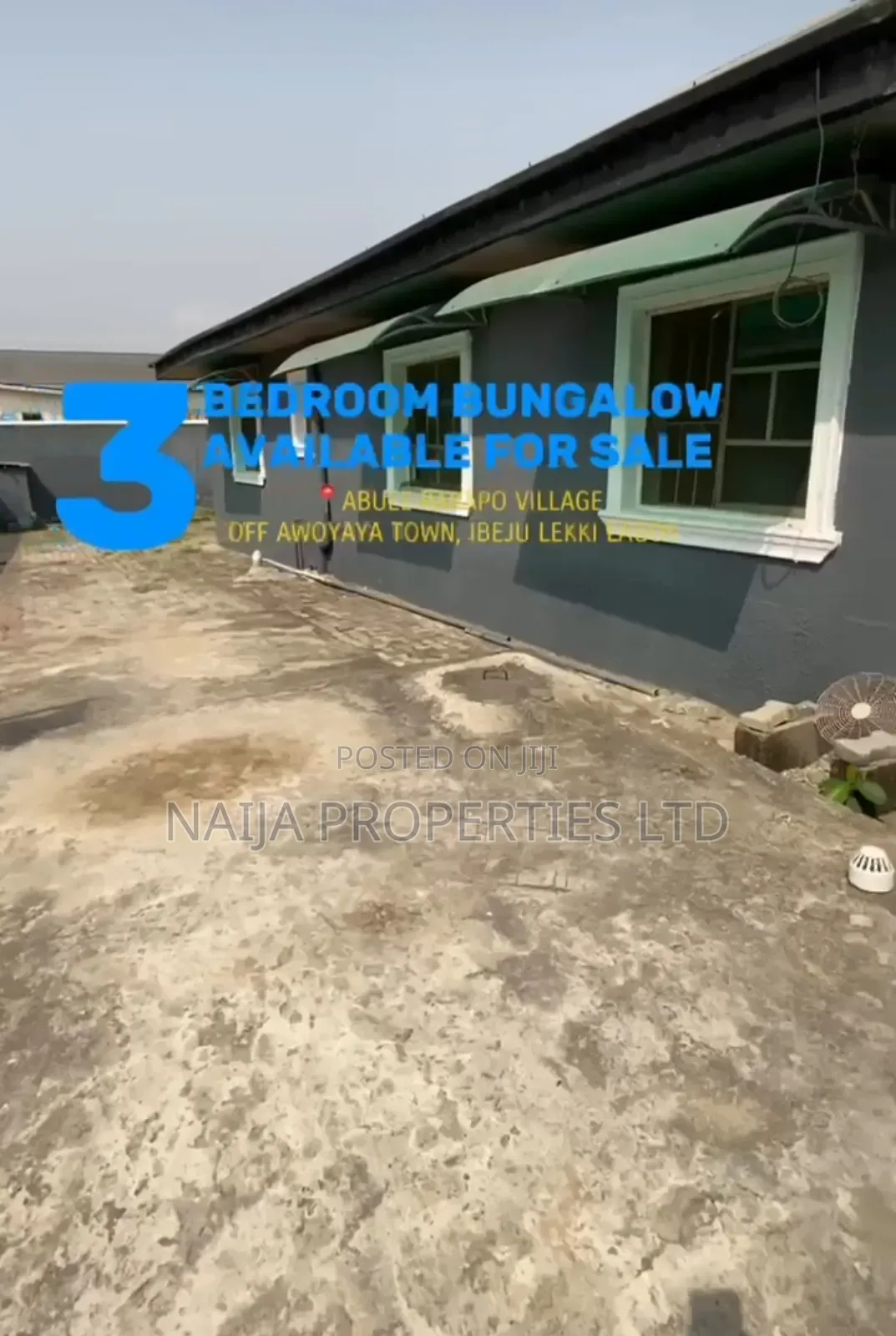 3bdrm Bungalow in Parapo, Awoyaya for sale