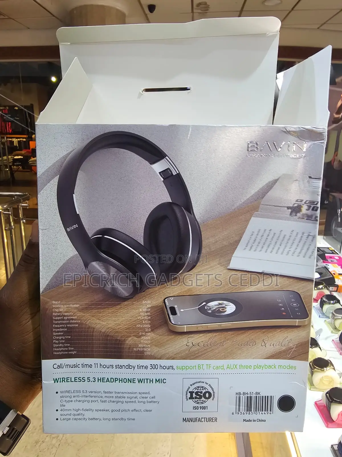Bavin Wireless Bluetooth Headphone Bh-51