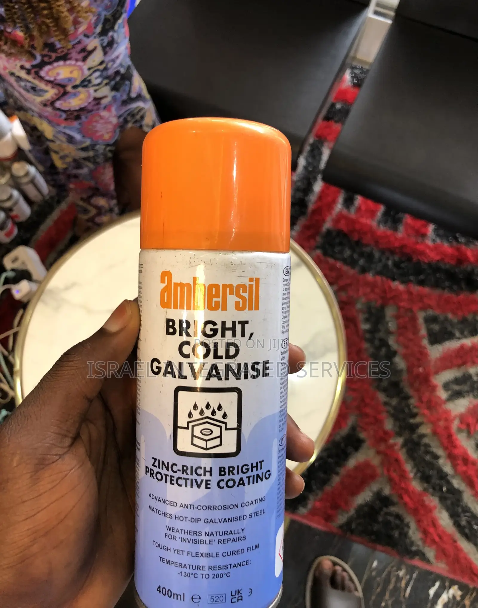 Ambersil Bright Cold Galvanise 400ml