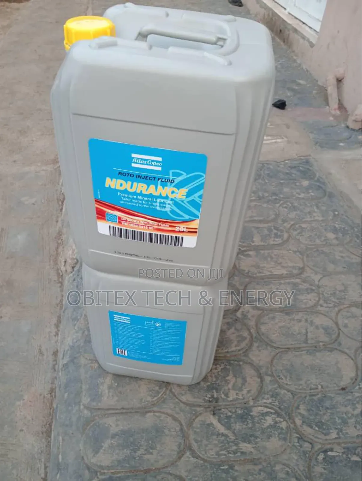 Atlas Copco Ndurance Inject Fluid–Mineral Lubricant (20l)