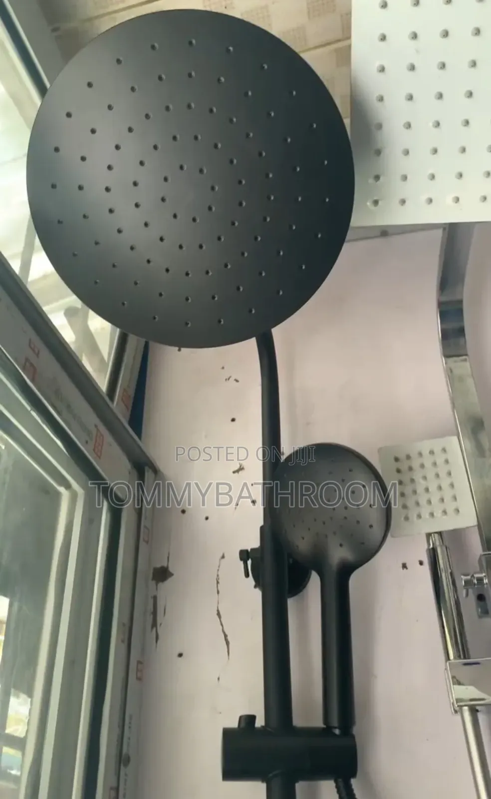 Black Shower Mixer (0002f)
