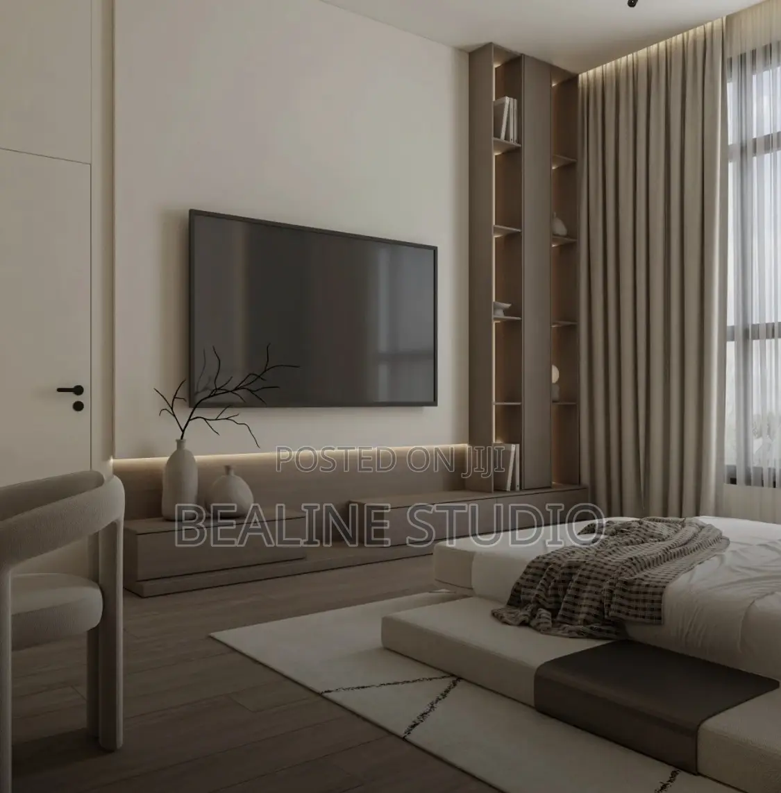 Promo Promo. Cozy Minimalist Living Room Interior Design