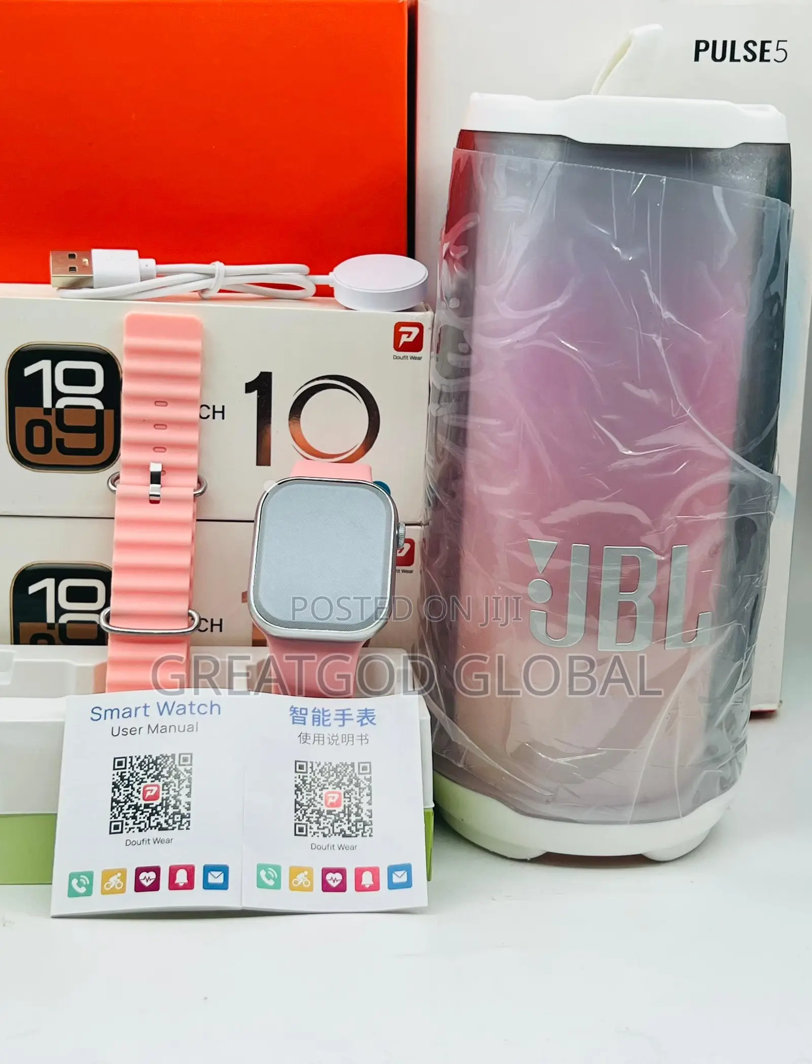 Smartwatch + Speaker Box Deal Series 10 Watch + Pulse 5 Vibe